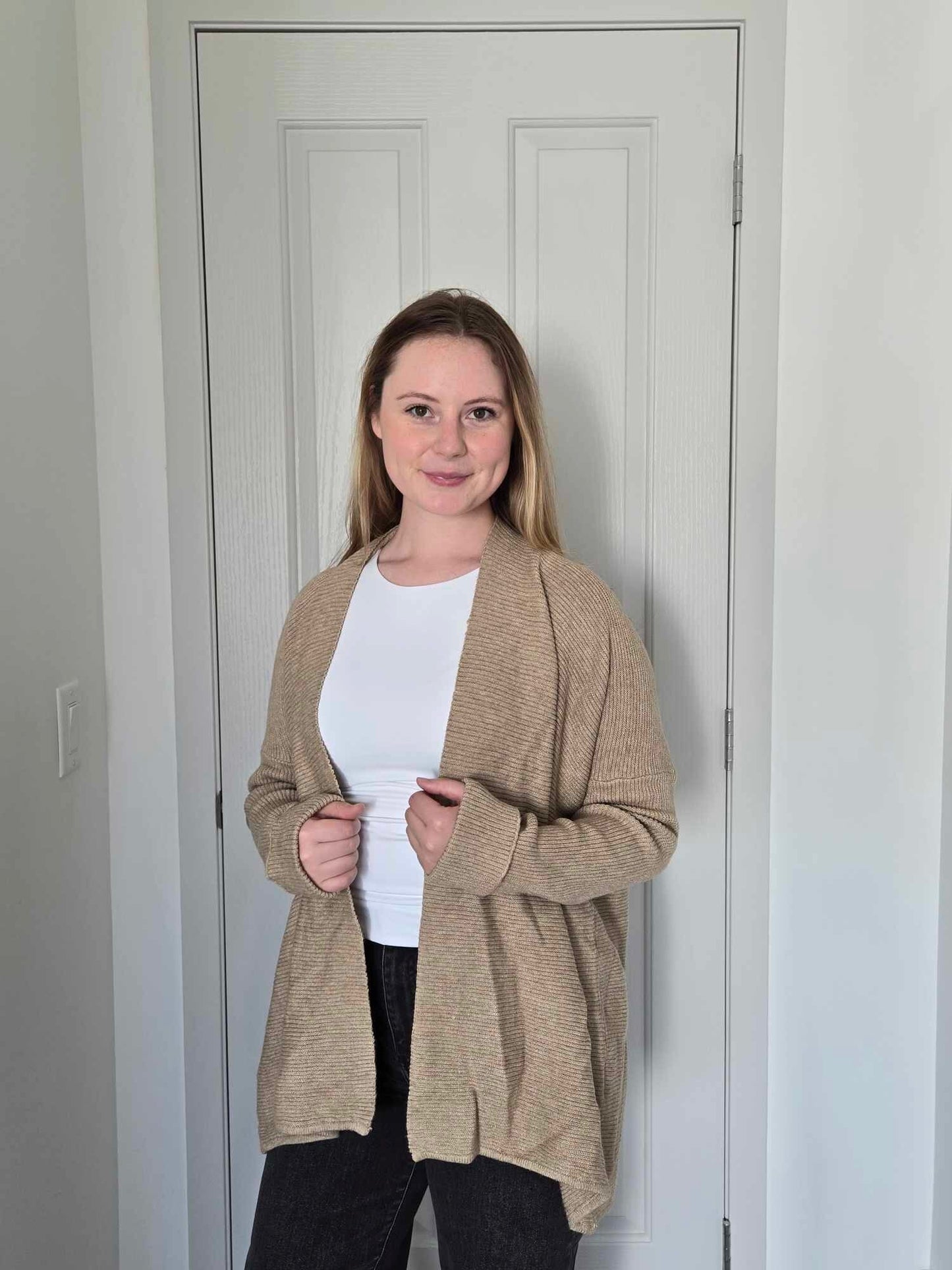 Aziza Dolman Sleeve Shawl Cardigan by RD Style Cardigan RD Style