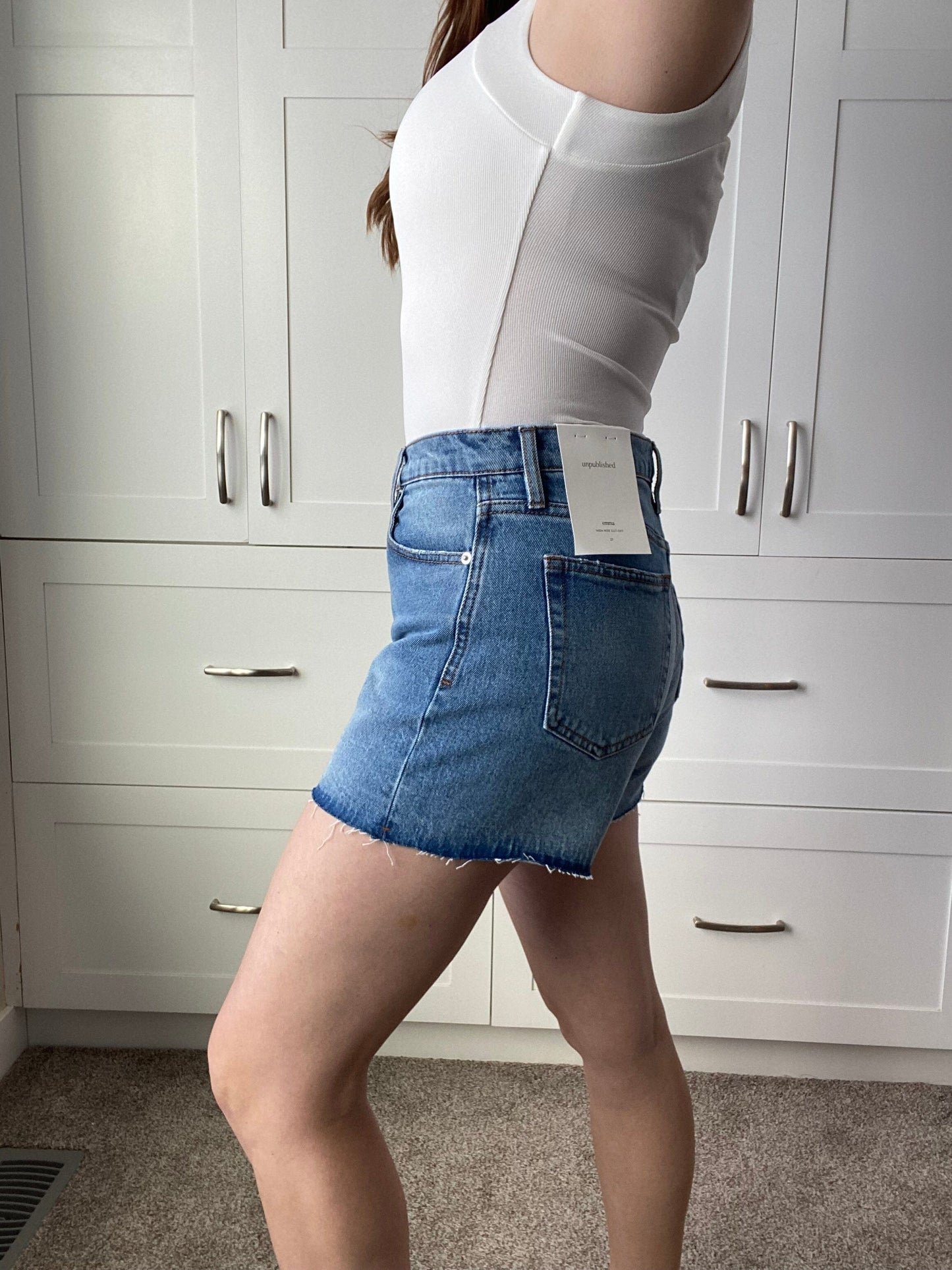 Emma High Rise Cut Off Shorts by Unpublished Unapologetic Boutique