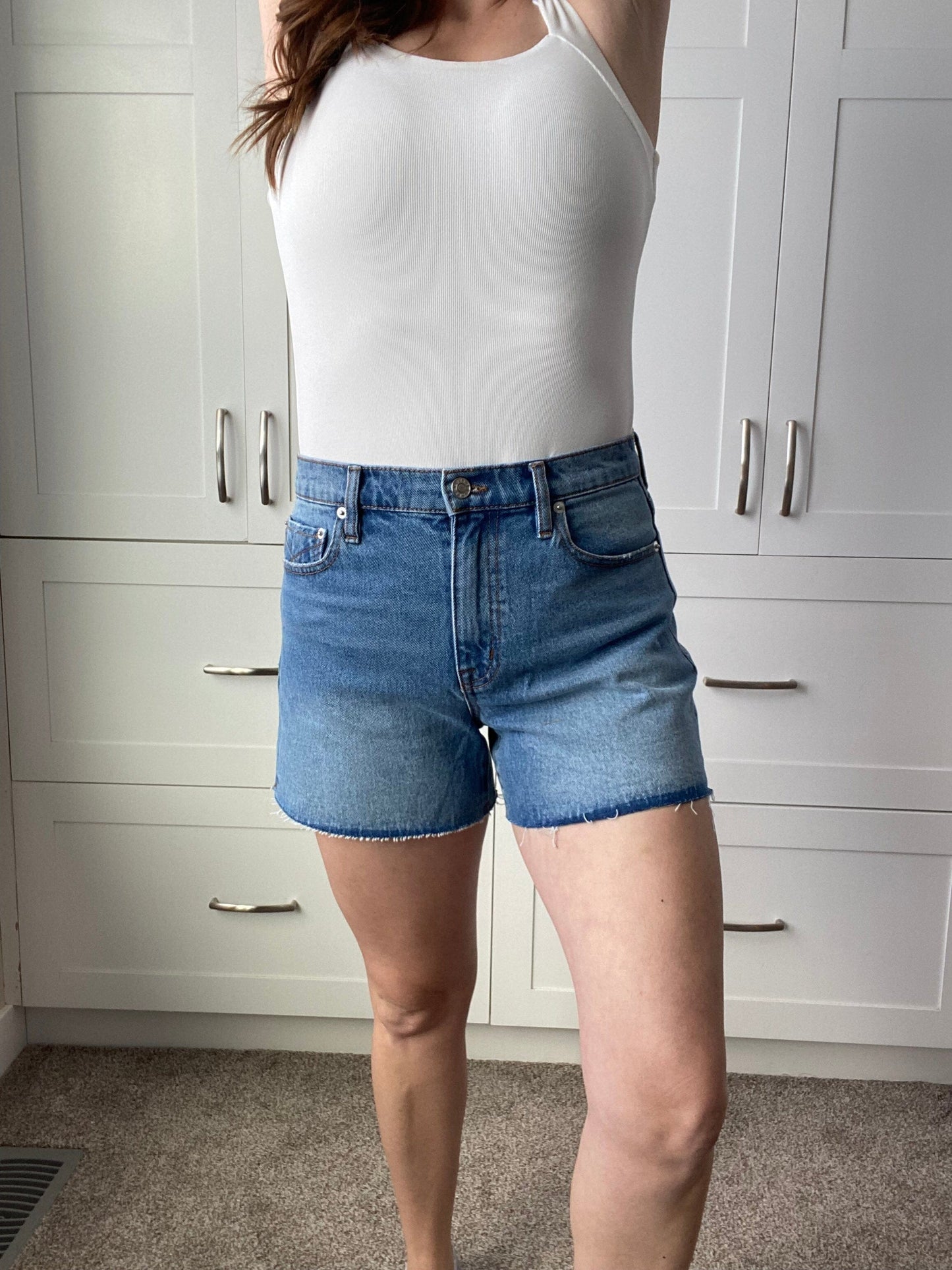 Emma High Rise Cut Off Shorts by Unpublished Unapologetic Boutique