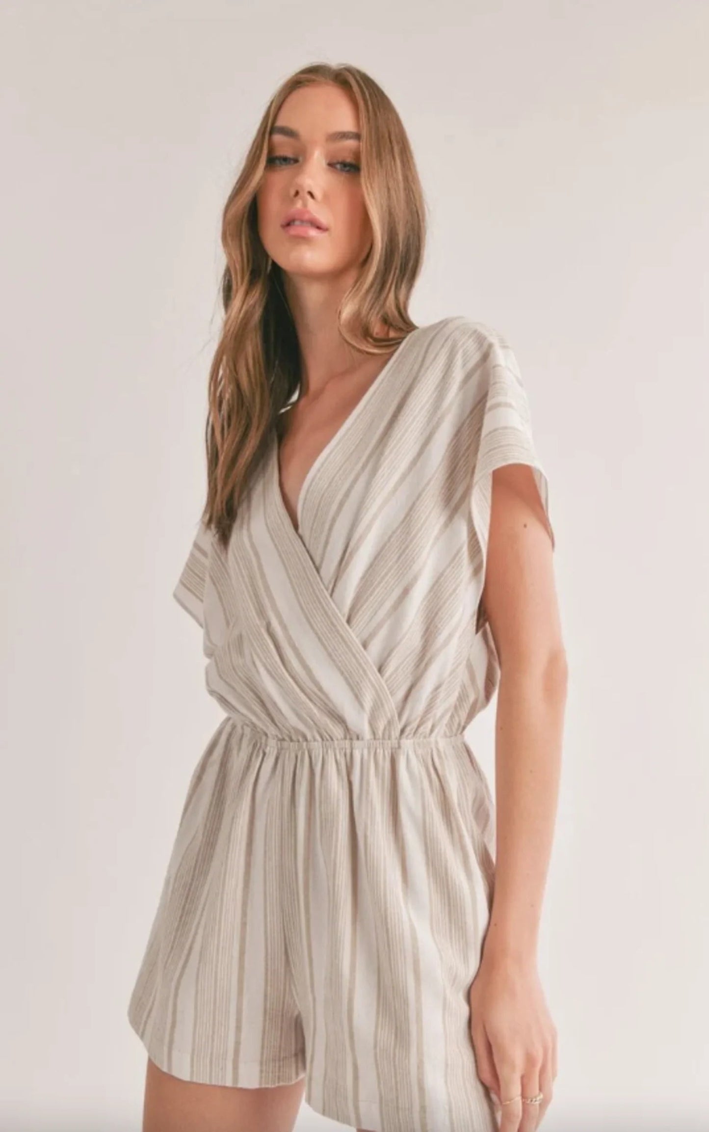 Harmony Romper Romper Sage the Label