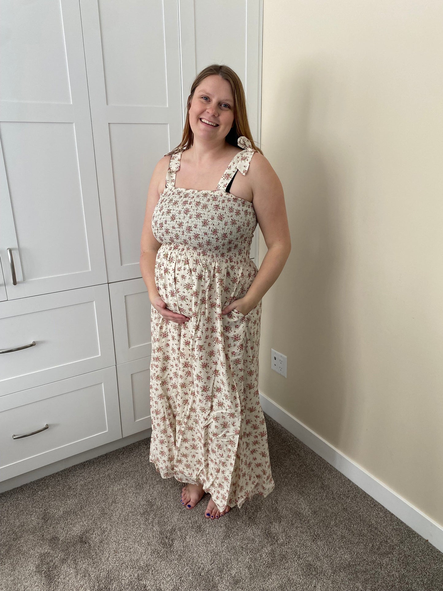 Laina Floral Print Dress by Priv Priv