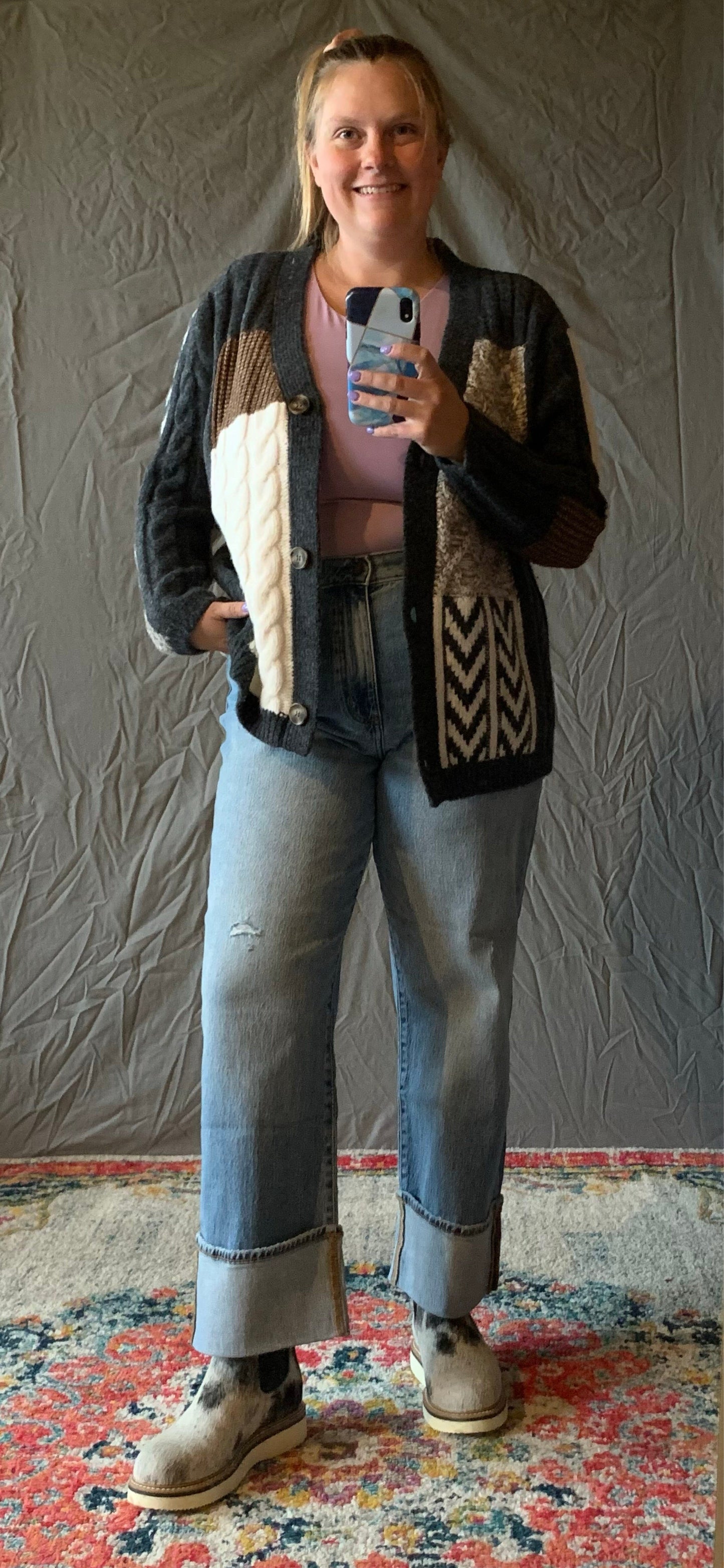 Ludmila Cardigan by RD Style - Charcoal Cardigan RD Style