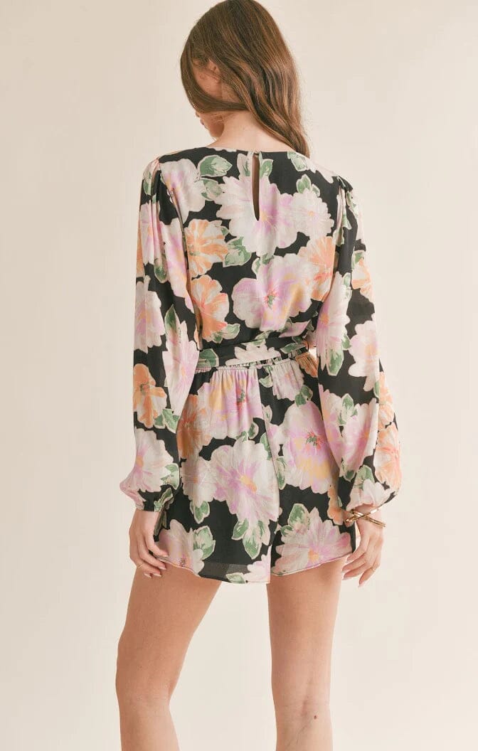 Meadow Floral Romper Romper Sage the Label