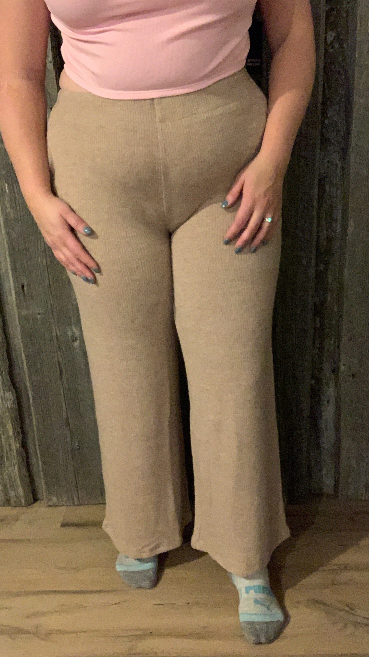 Novella Knit Pant - Taupe Pants Sage the Label