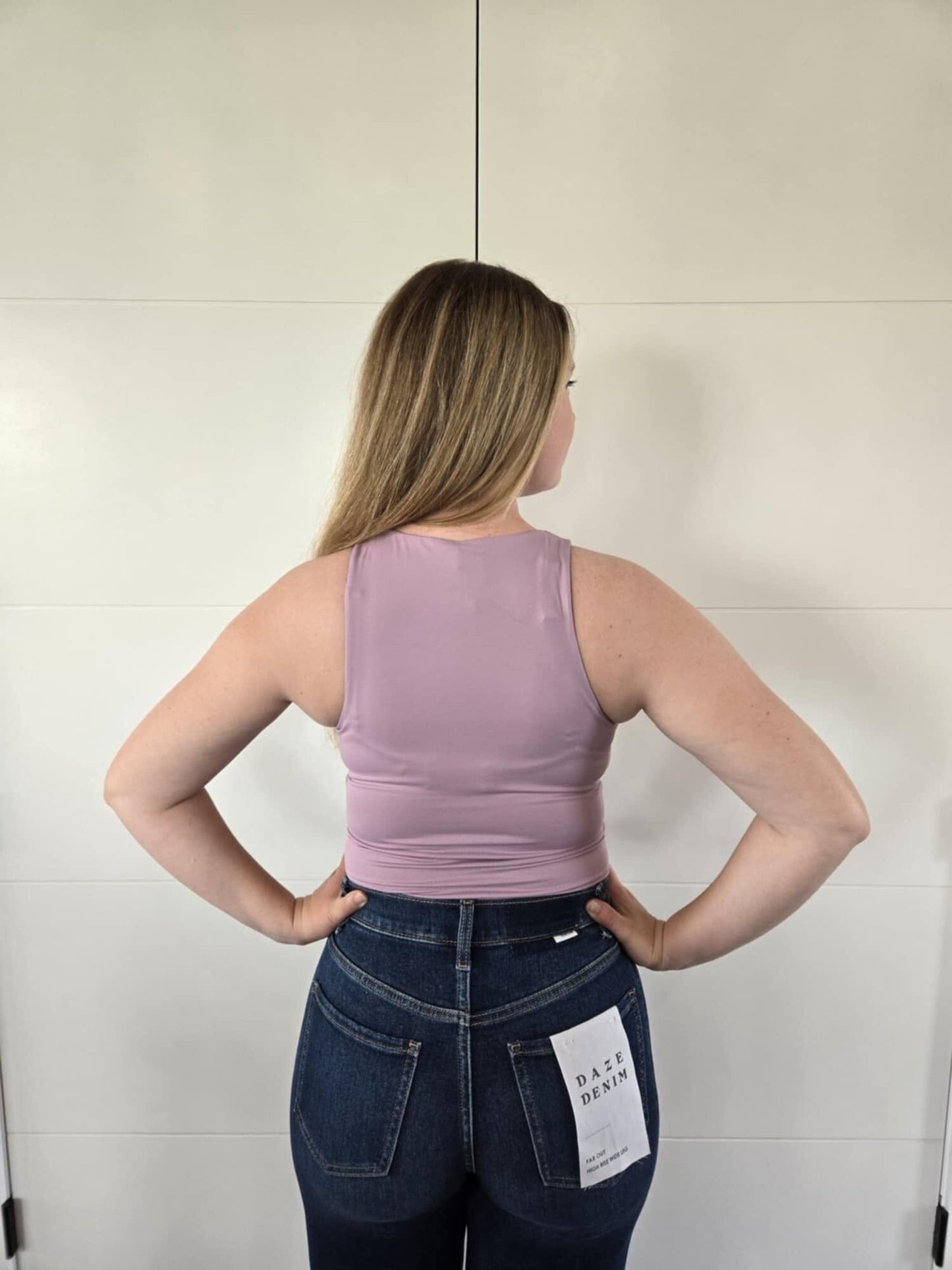 Second Skin Roxanna Sleeveless Crewneck Bodysuit - Dusty Mauve bodysuit RD Style