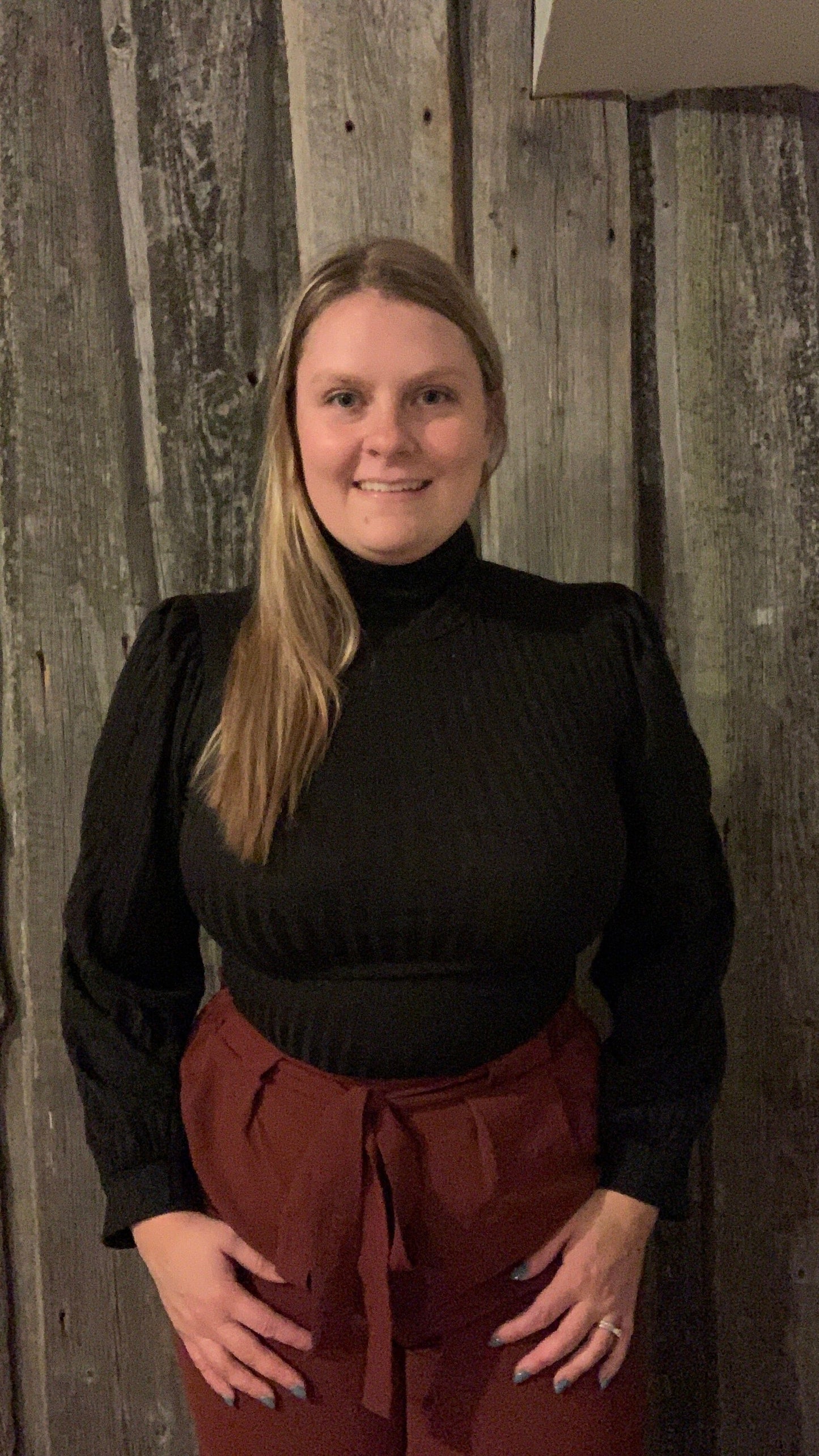 Which Way Turtle Neck Top - Black Top Sage the Label