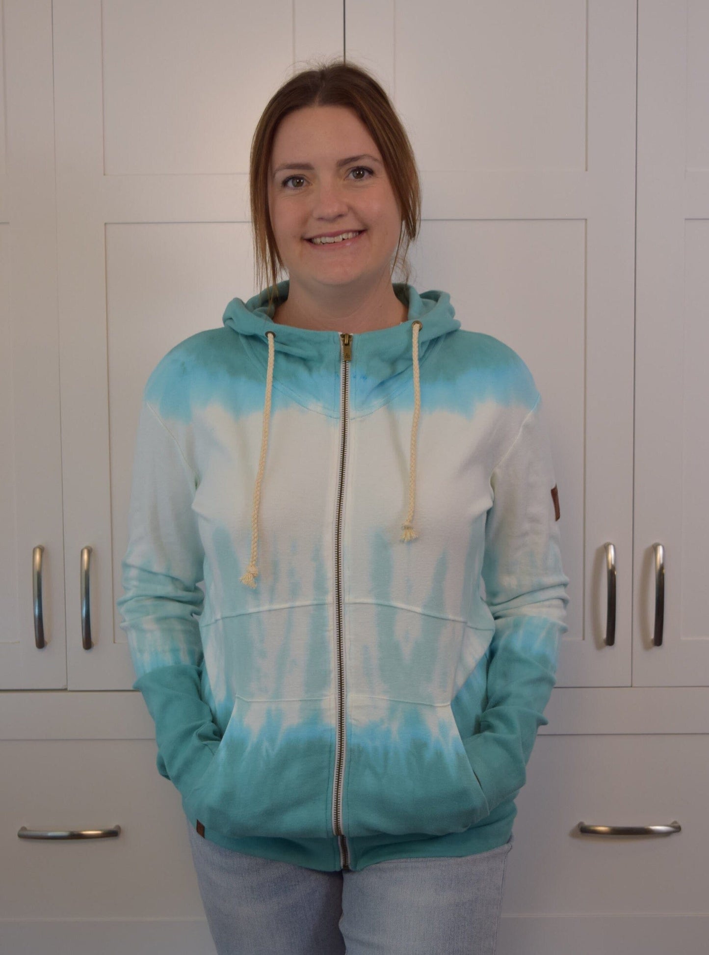 Ampersand Avenue Full-Zip Sweatshirt - Blue Horizon Sweatshirt Ampersand Avenue