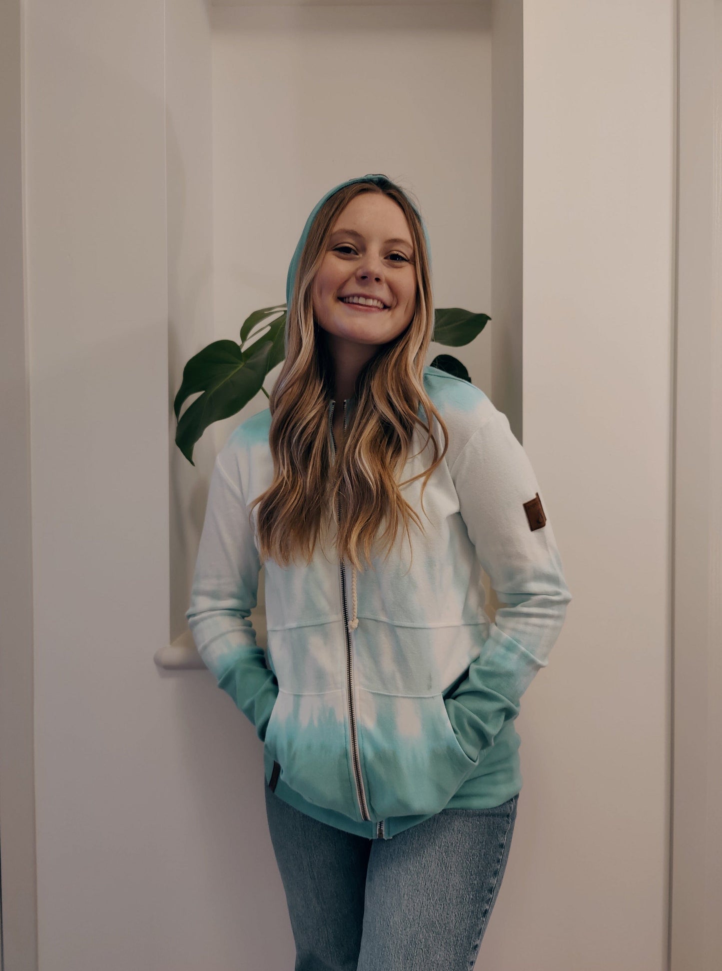 Ampersand Avenue Full-Zip Sweatshirt - Blue Horizon Sweatshirt Ampersand Avenue