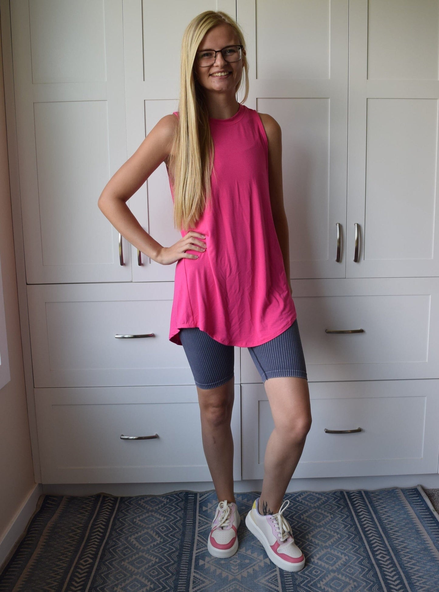 Anna Tank - Fuschia tank Zenana