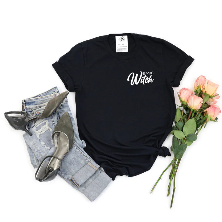 Basic Witch Tee - Black tee Blonde Ambition
