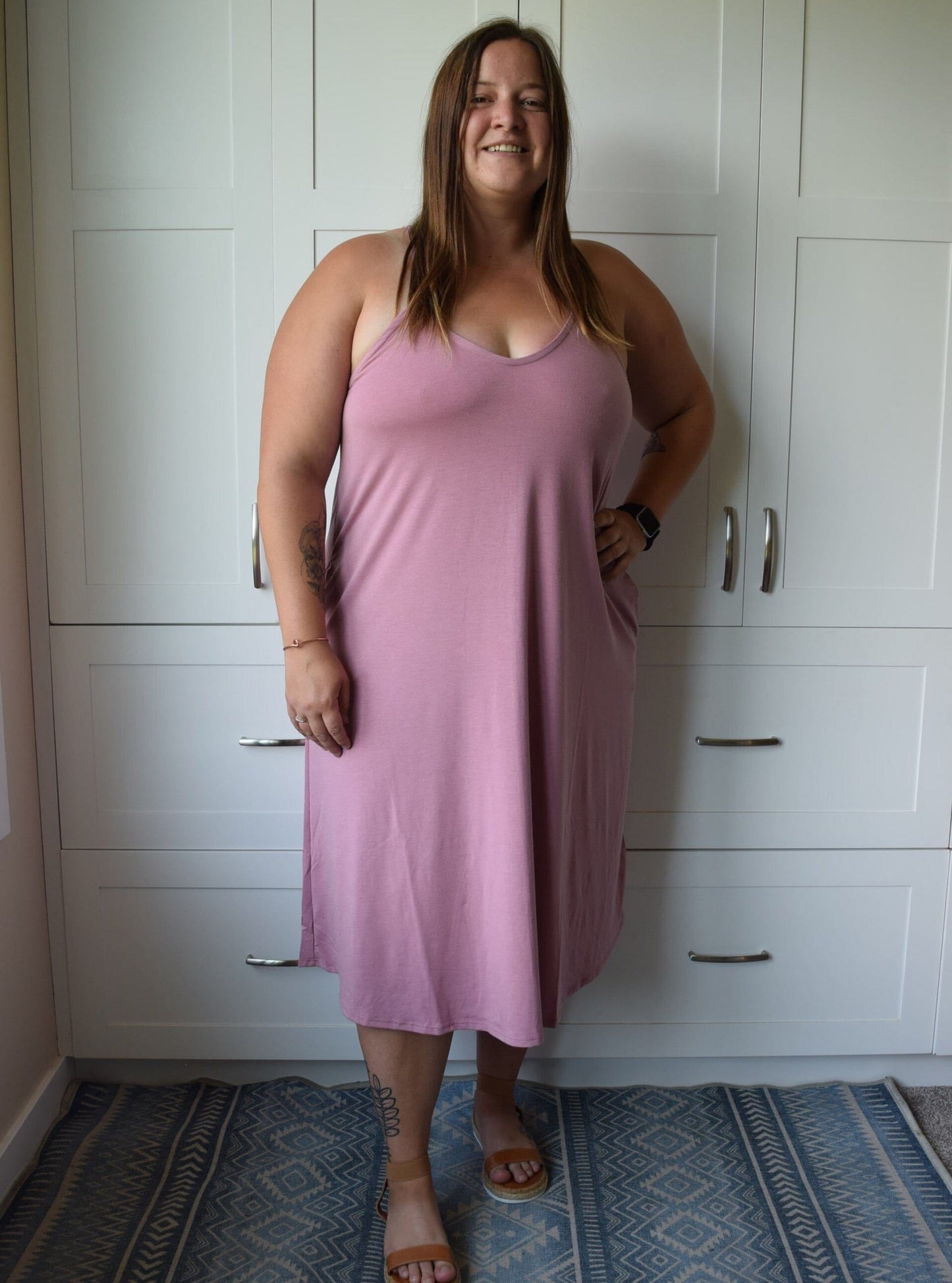 Cassandra Spaghetti Strap Dress Dress Zenana