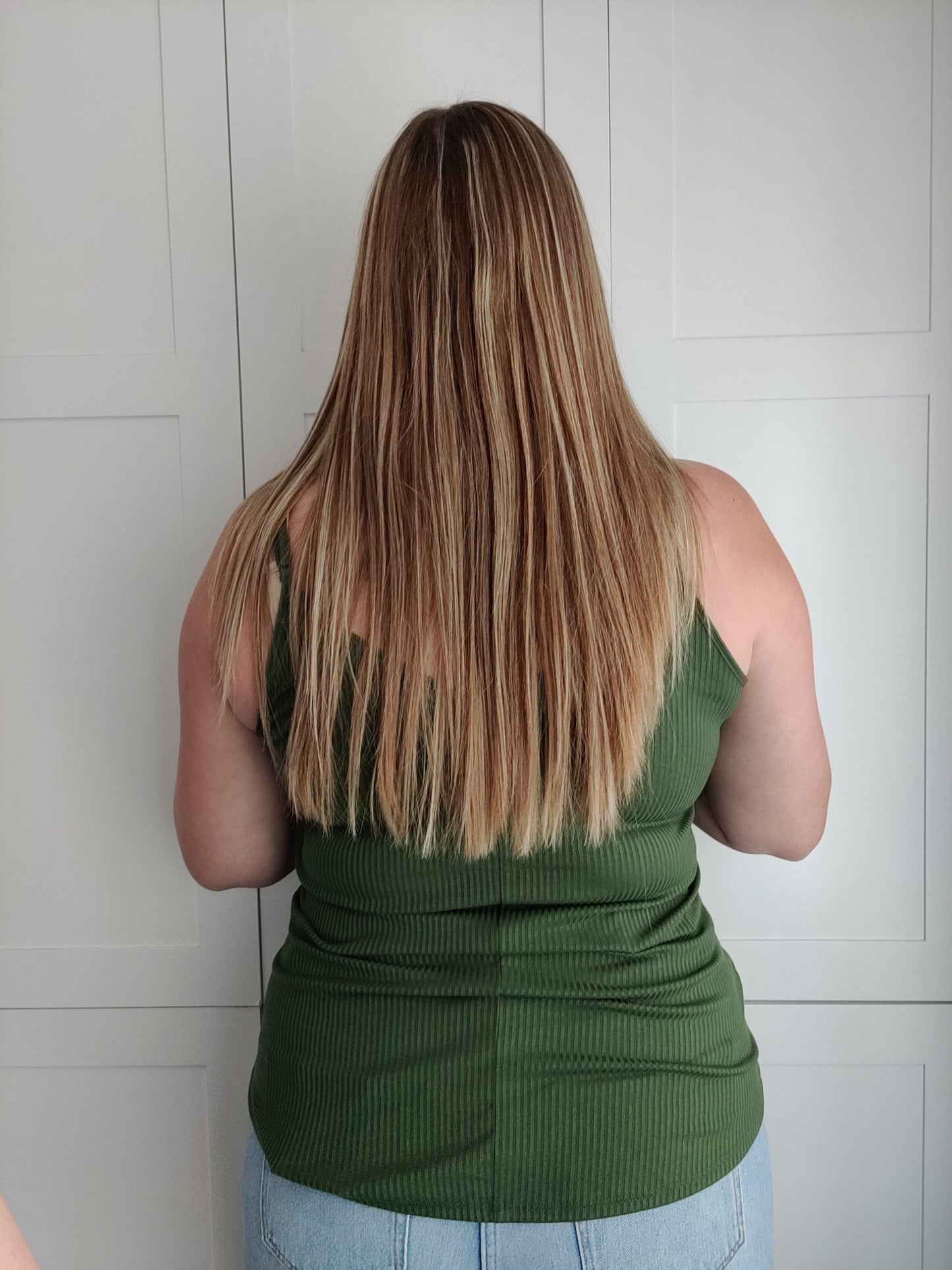 Charlie Tank - Army Green tank Zenana