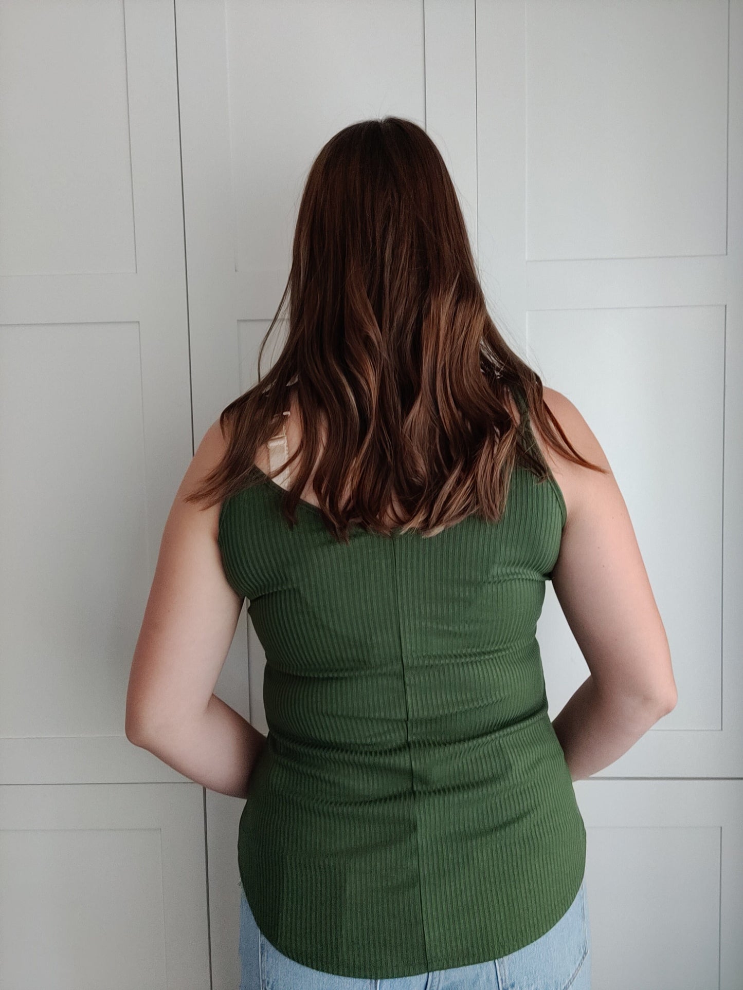 Charlie Tank - Army Green tank Zenana
