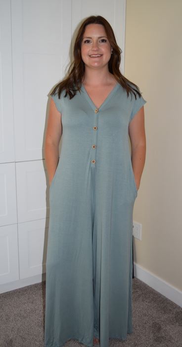 Daphne Jumpsuit - Seafoam Jumpsuit Three Bird Nest