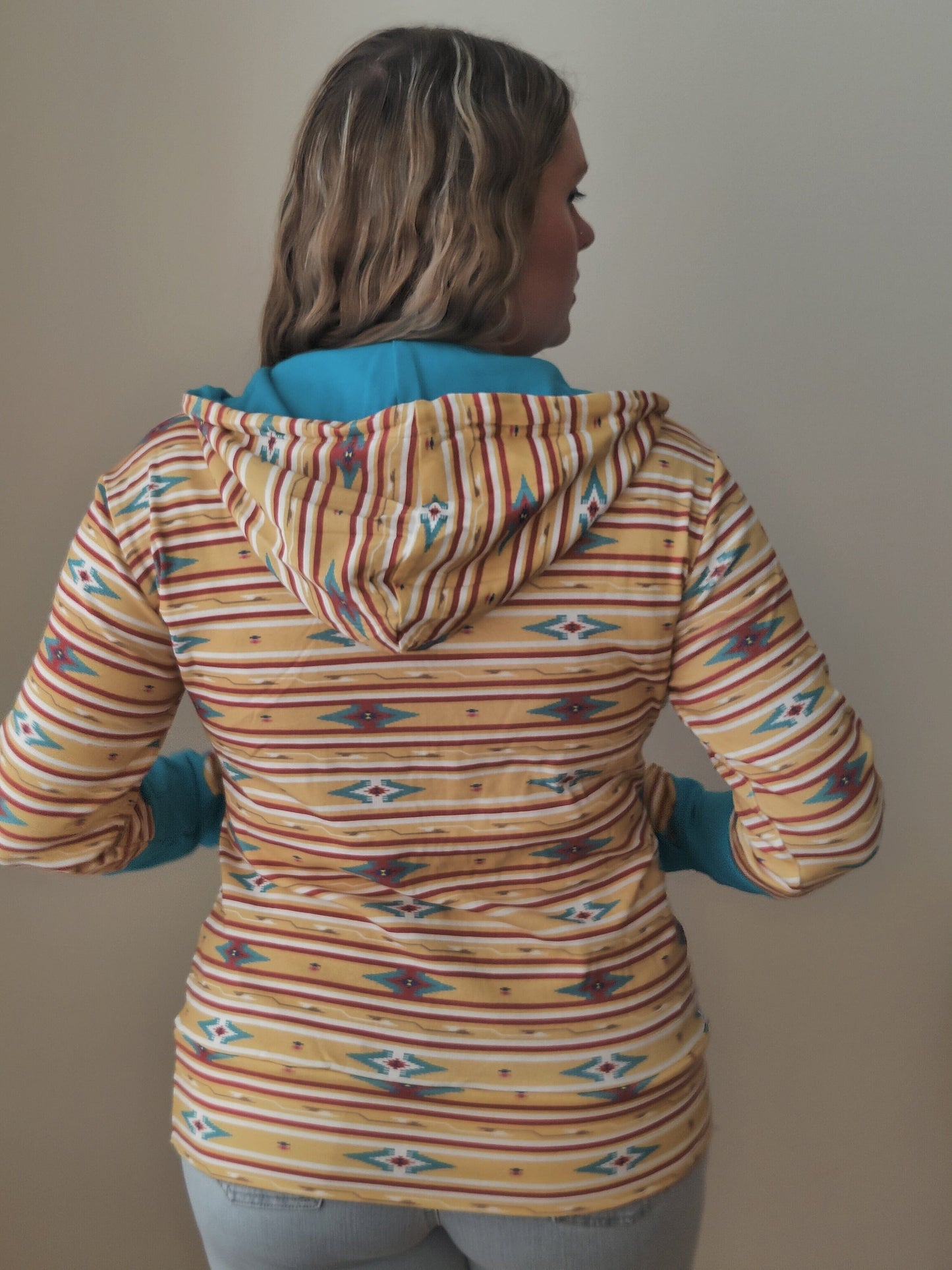 Halfzip Sweatshirt - Southwest Sunrise Sweatshirt Ampersand Avenue