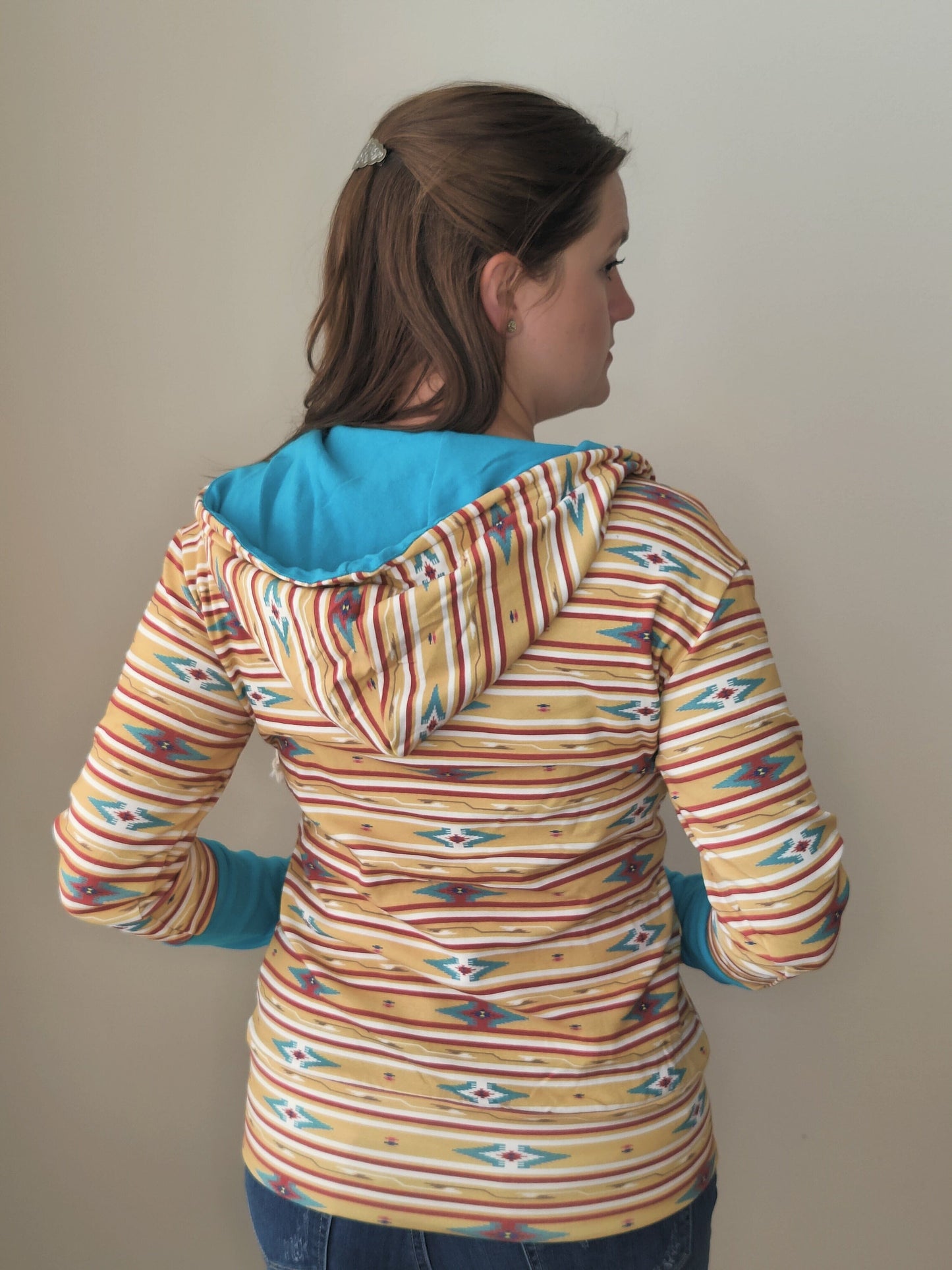 Halfzip Sweatshirt - Southwest Sunrise Sweatshirt Ampersand Avenue