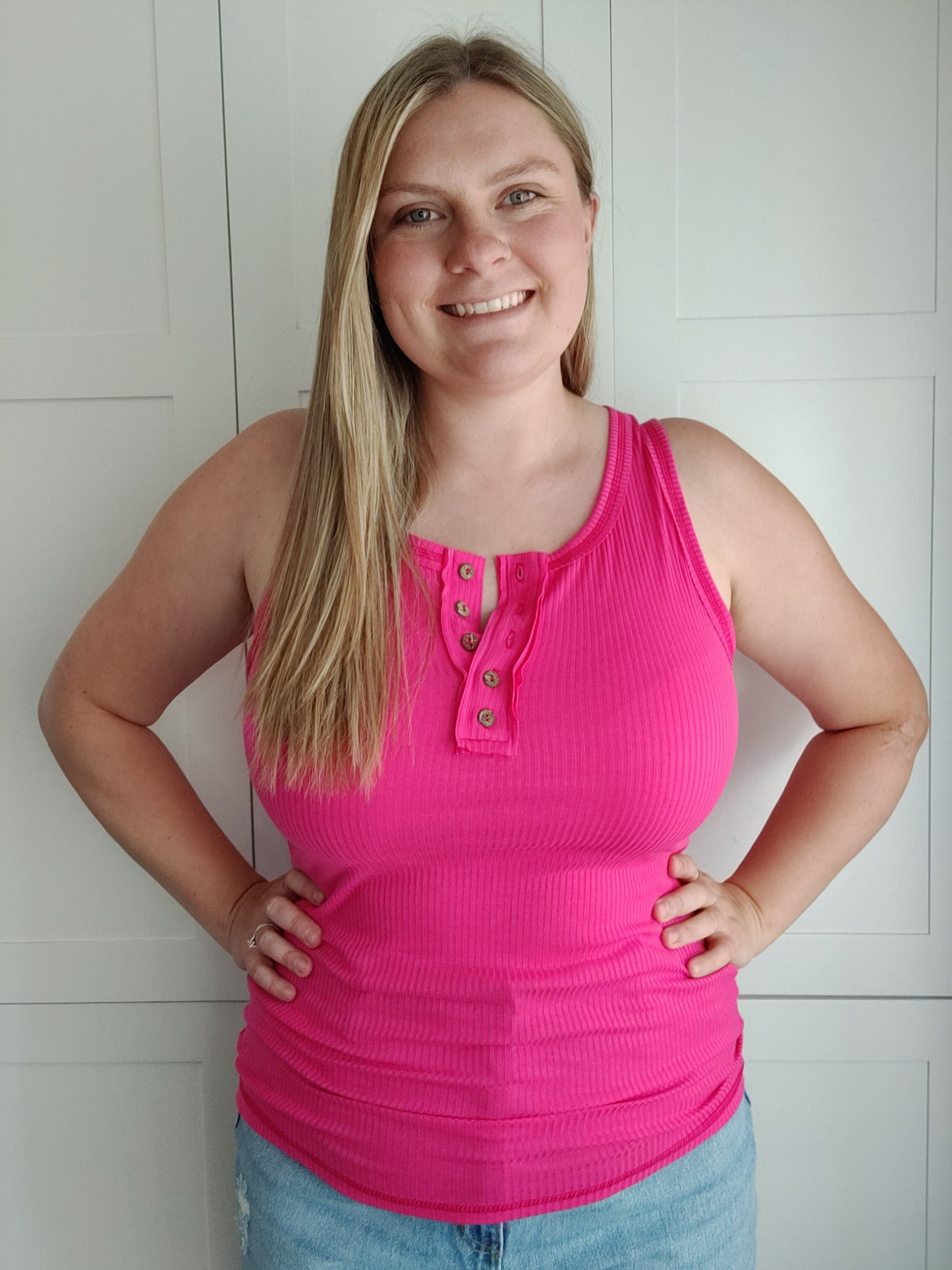 Hattie Tank - Fuchsia tank Zenana