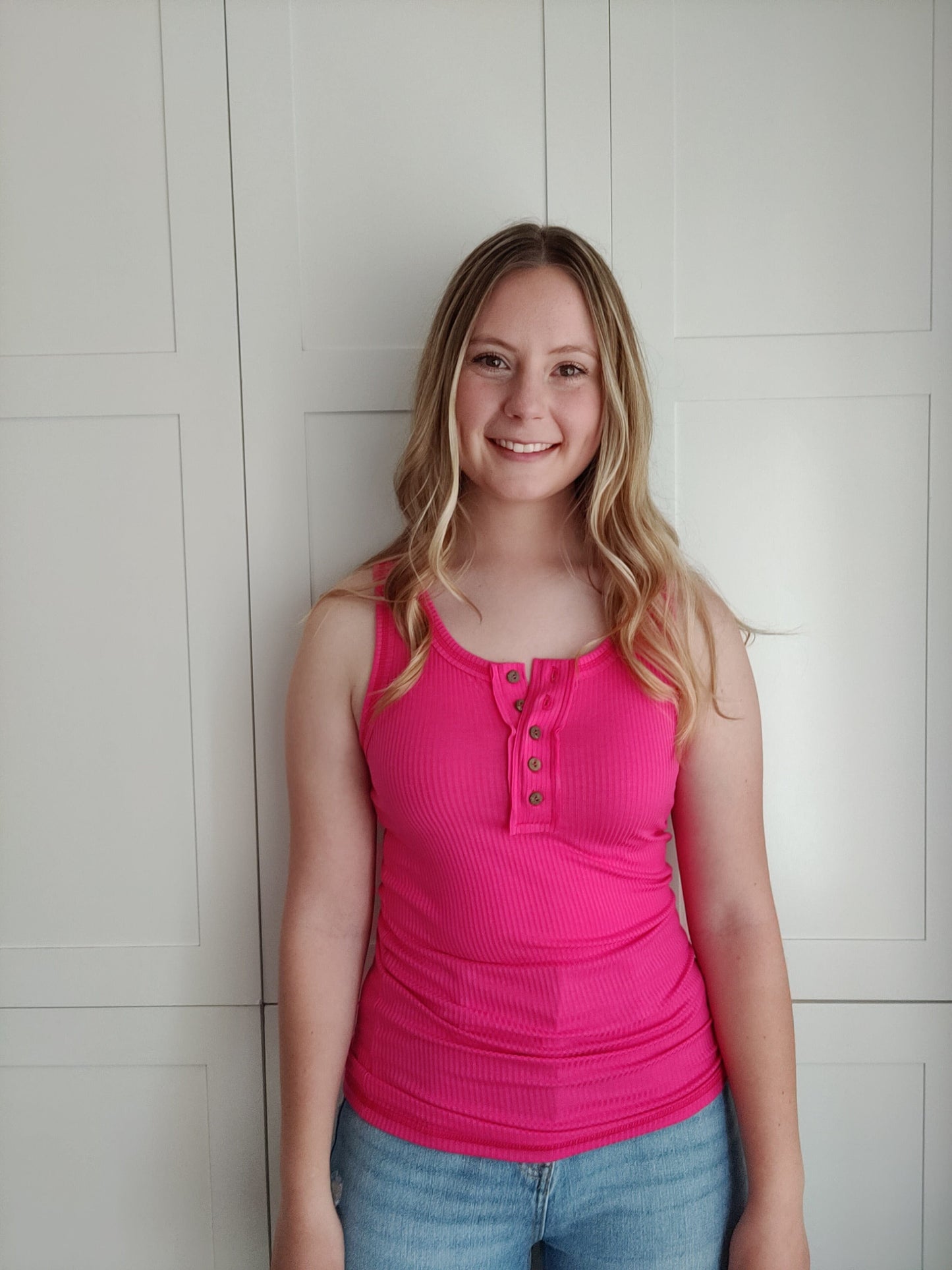 Hattie Tank - Fuchsia tank Zenana