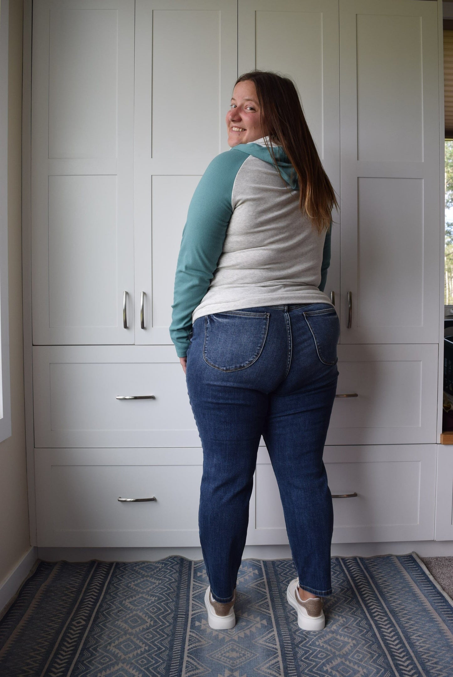 Maggie Dark wash High-waisted Shield Back Pocket by Judy Blue Jeans Judy Blue