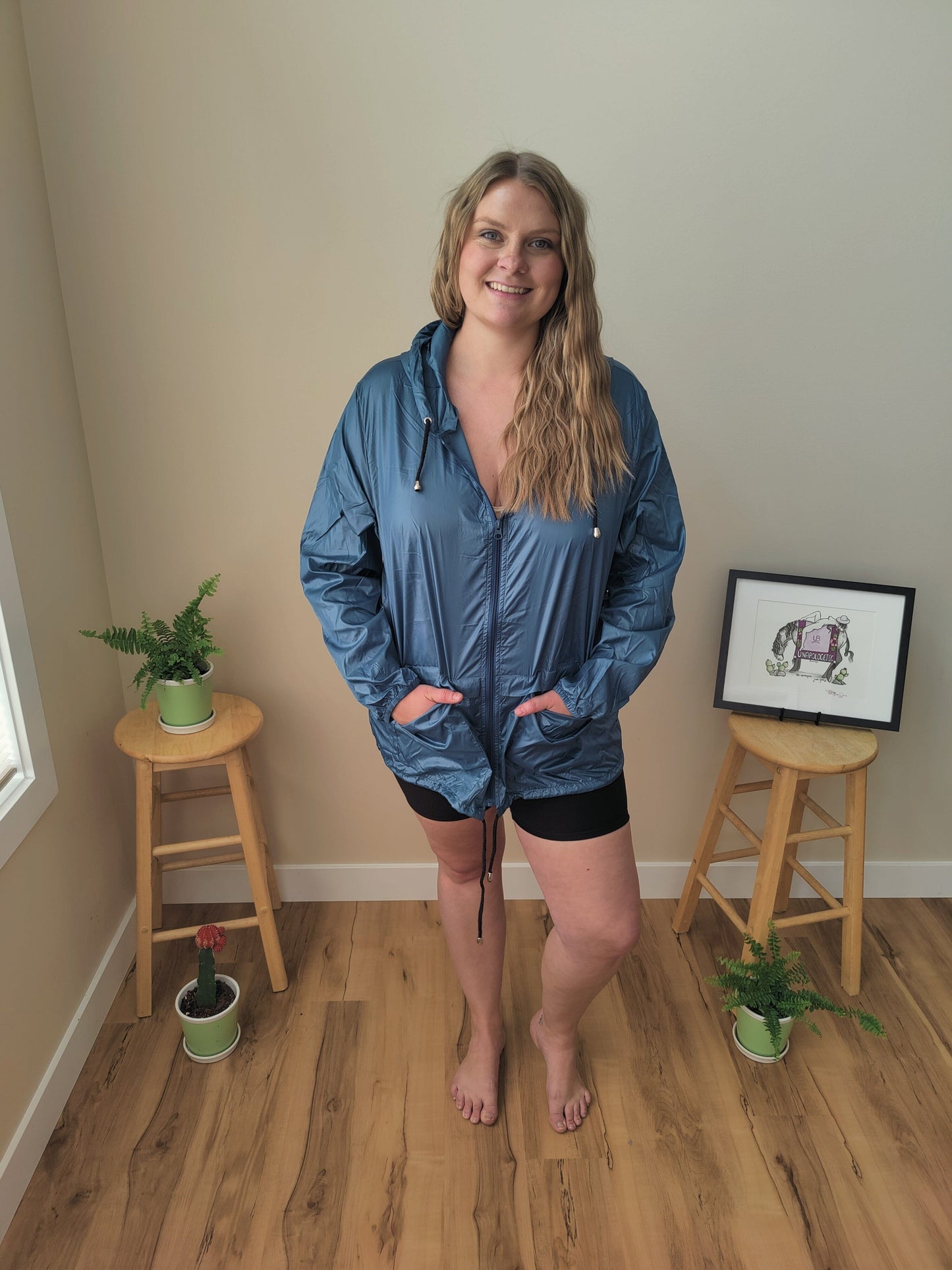 Packable Rain Jacket - Lagoon Jacket Grace & Lace