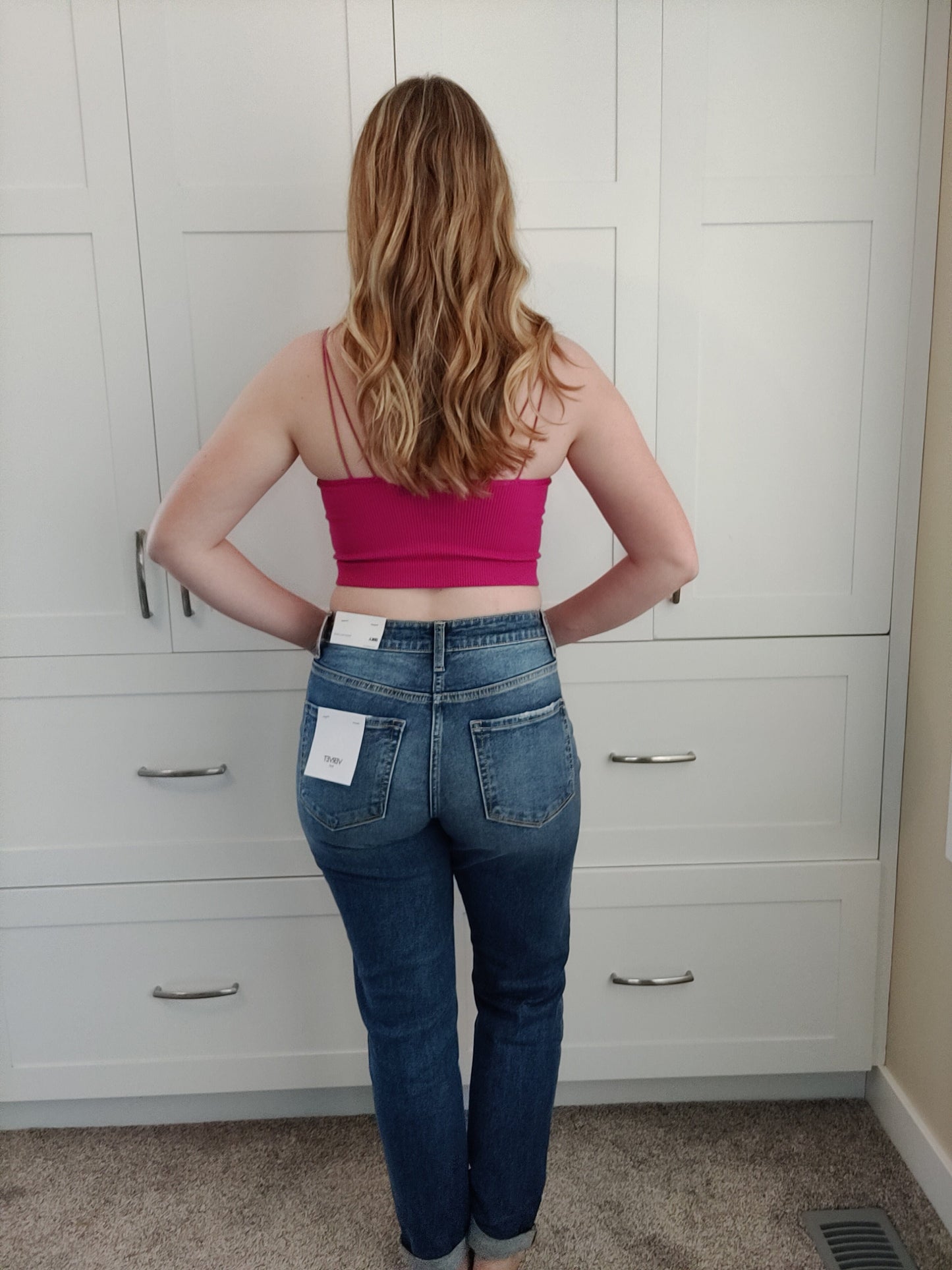 Talia Mom Jeans Jeans Vervet