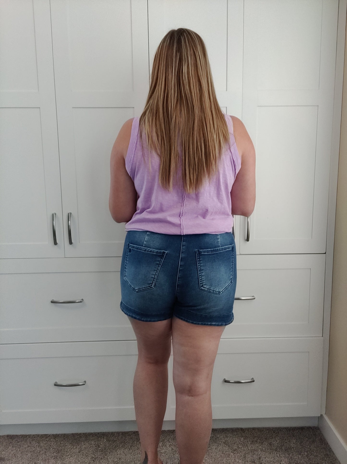 Ultimate Denim Shorts - Mid-Wash Shorts Grace & Lace