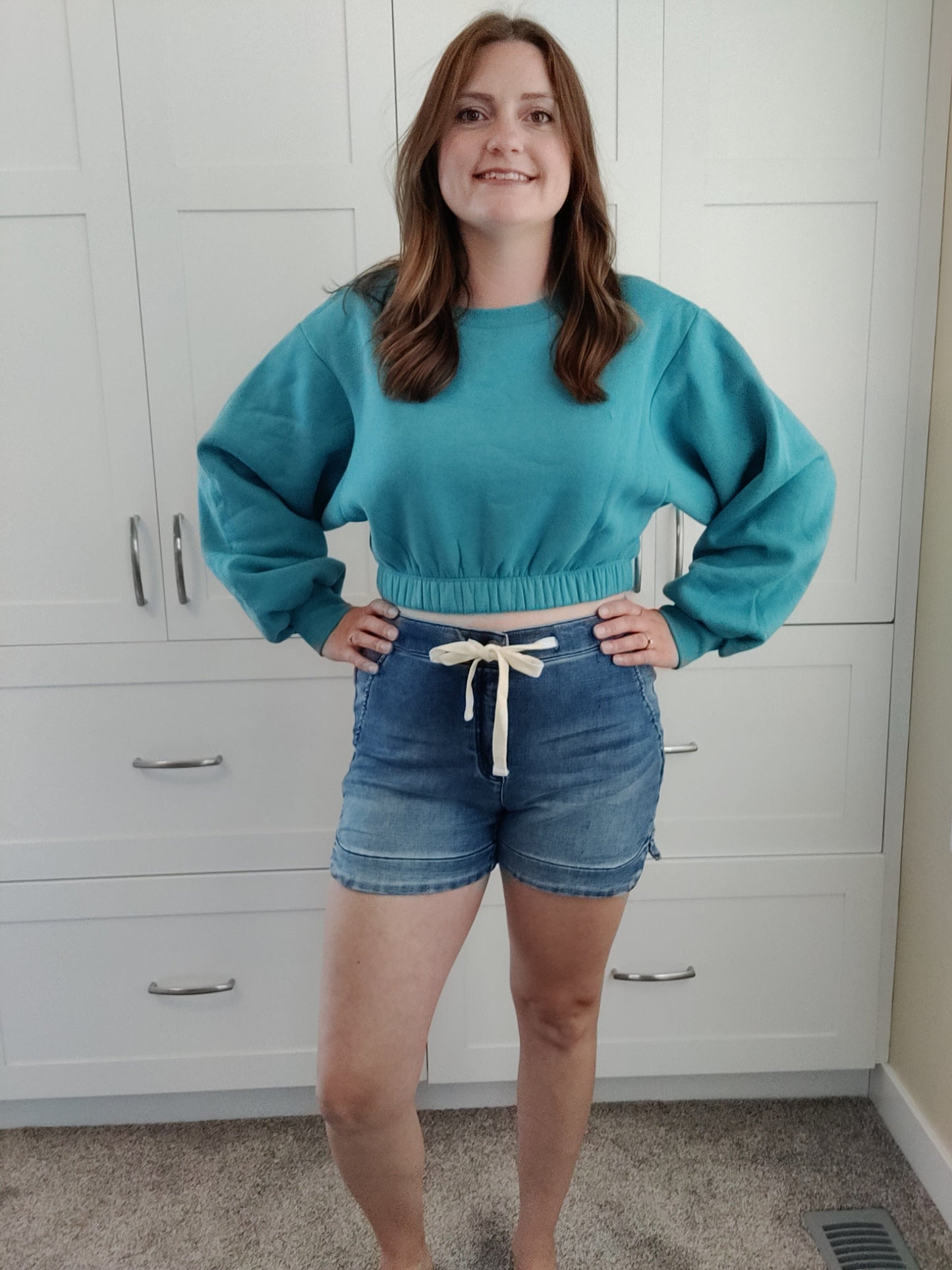 Ultimate Denim Shorts - Mid-Wash Shorts Grace & Lace