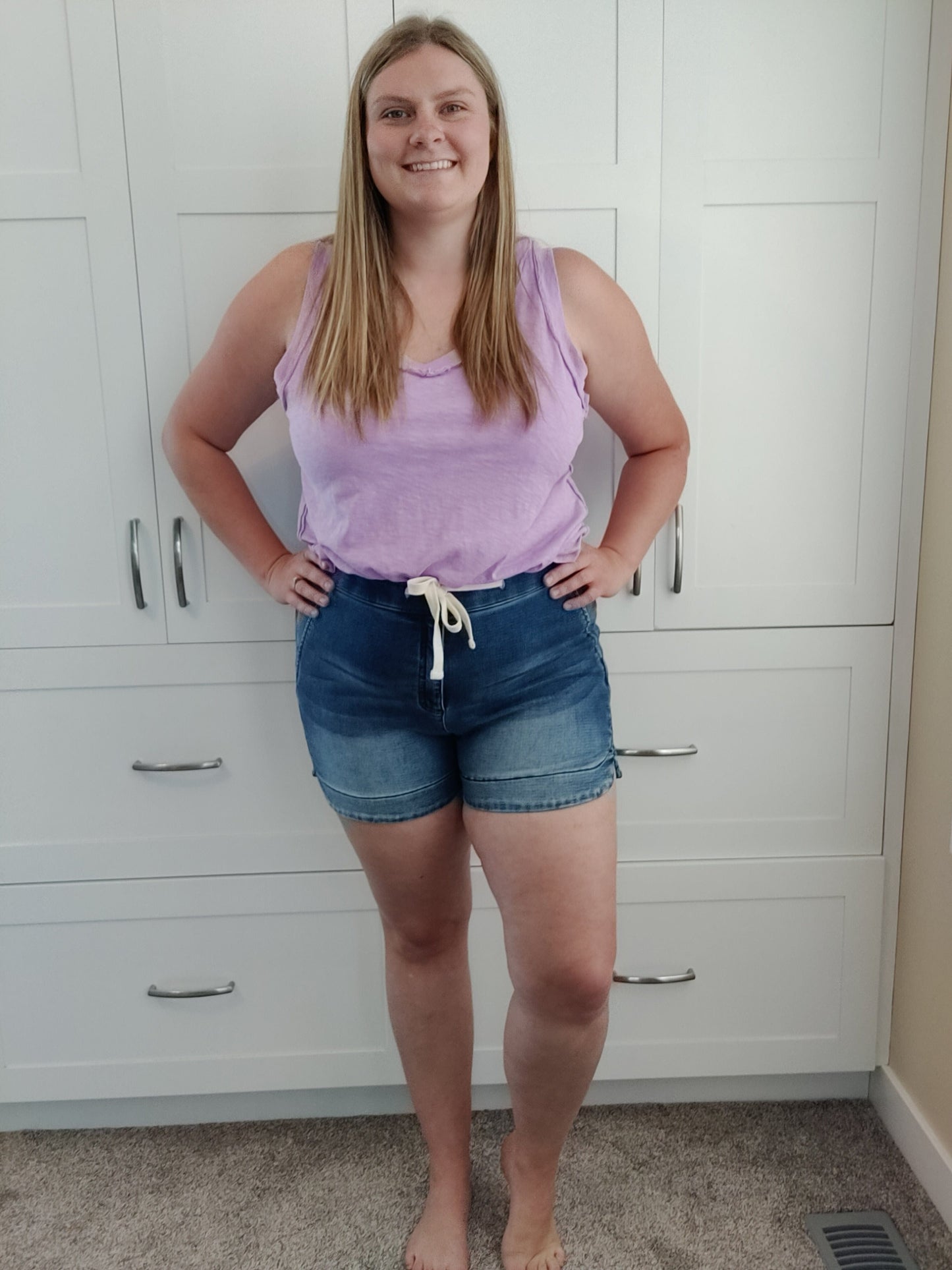 Ultimate Denim Shorts - Mid-Wash Shorts Grace & Lace