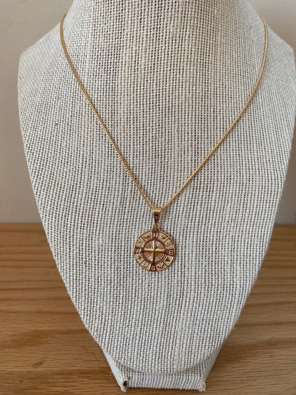 Compass Necklace necklace Lavender & Grace 