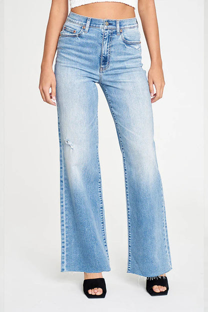 Daze Denim Cloud Far Out Wide Leg Jeans in Dance Floor Jeans Daze Denim 