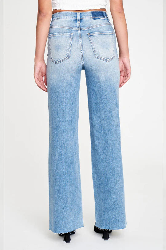 Daze Denim Cloud Far Out Wide Leg Jeans in Dance Floor Jeans Daze Denim 