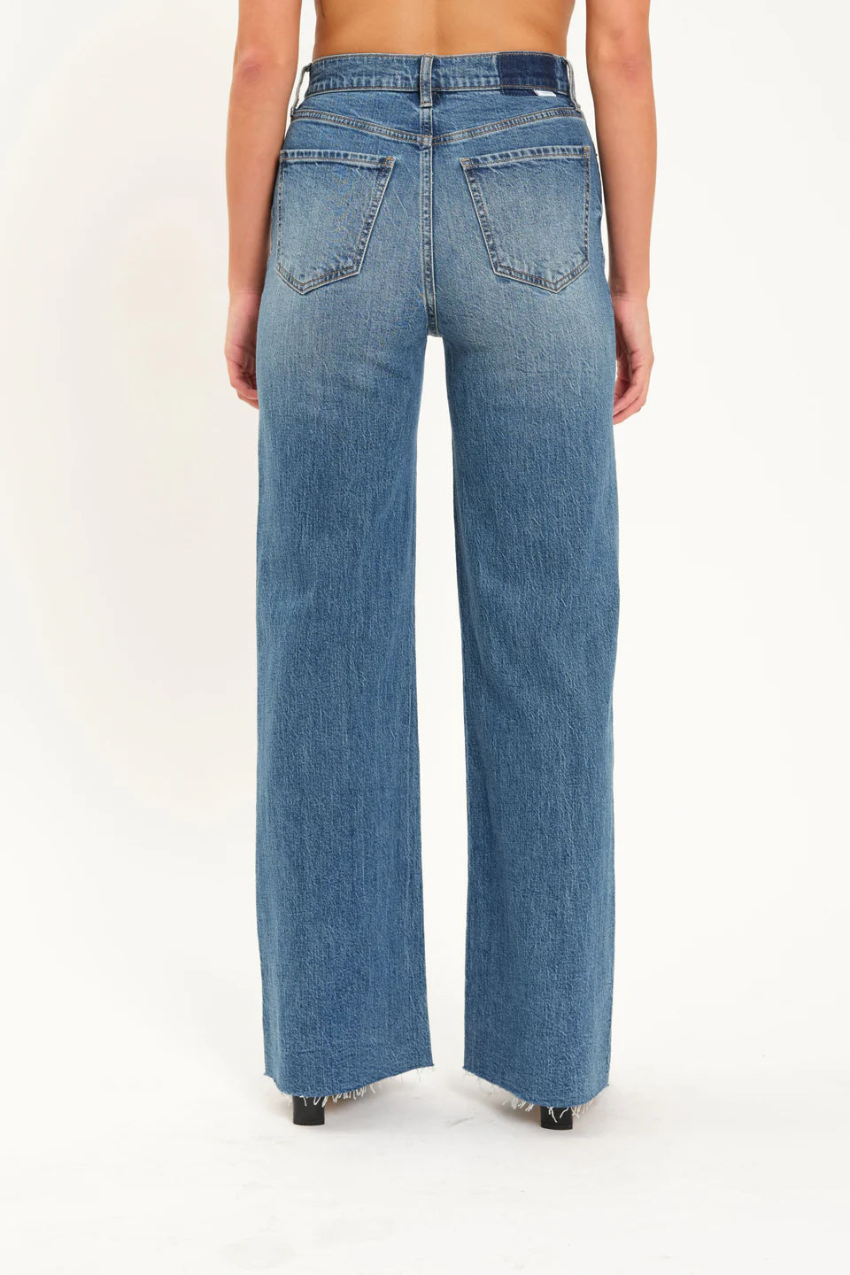 Far Out Wide Leg Jeans in Stunner by Daze Denim Jeans Daze Denim 