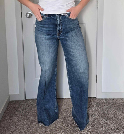 Far Out Wide Leg Jeans in Stunner by Daze Denim Jeans Daze Denim 