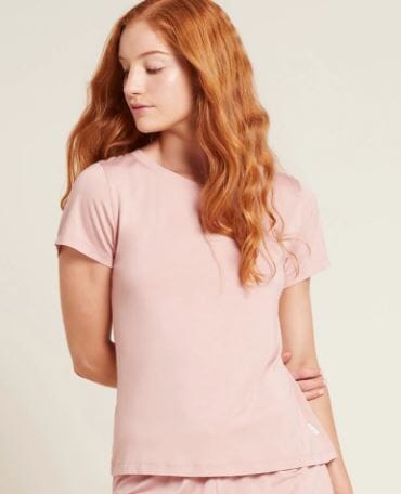 Goodnight Sleep Tee - dusty pink loungewear Boody 