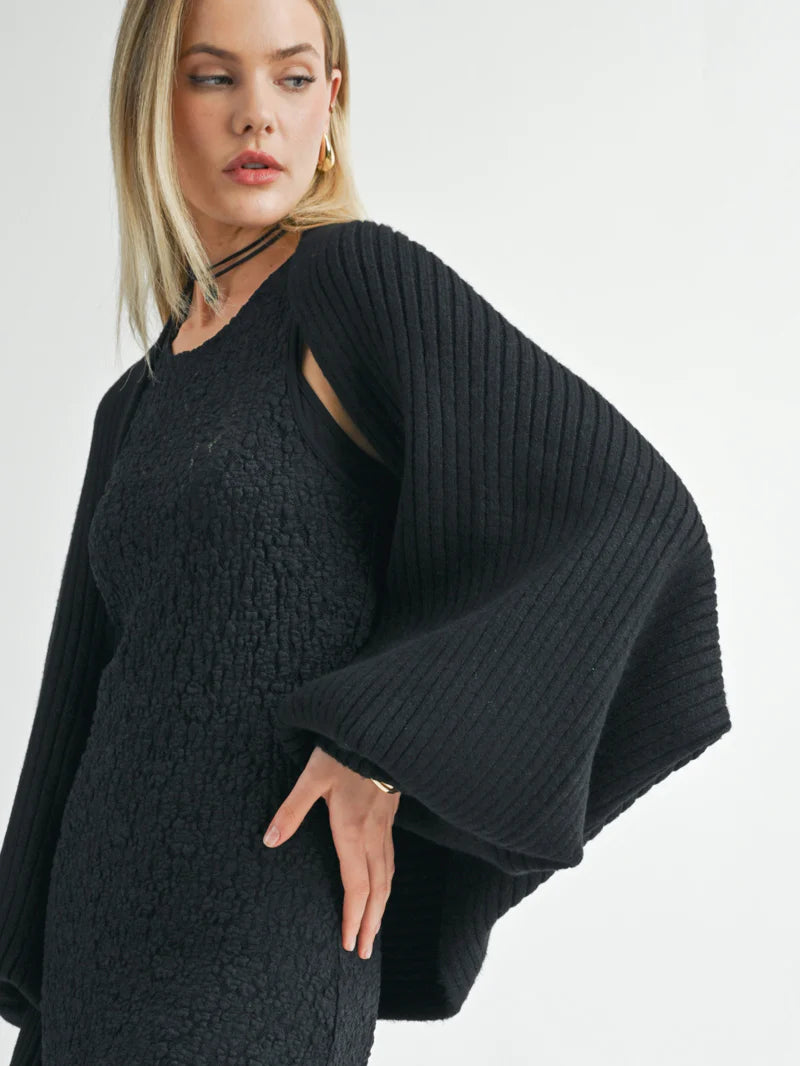 Isadora Bolero Shrug sweater Sage the Label 