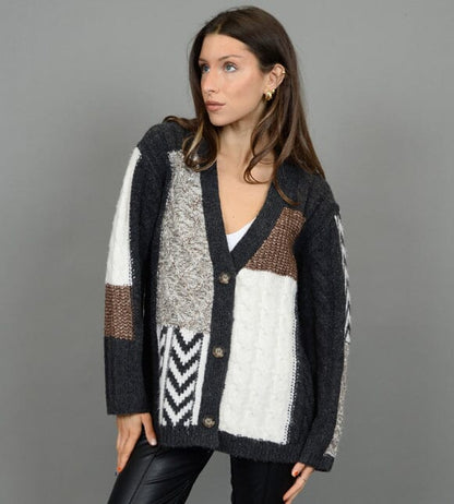 Ludmila Cardigan by RD Style - Charcoal Cardigan RD Style 