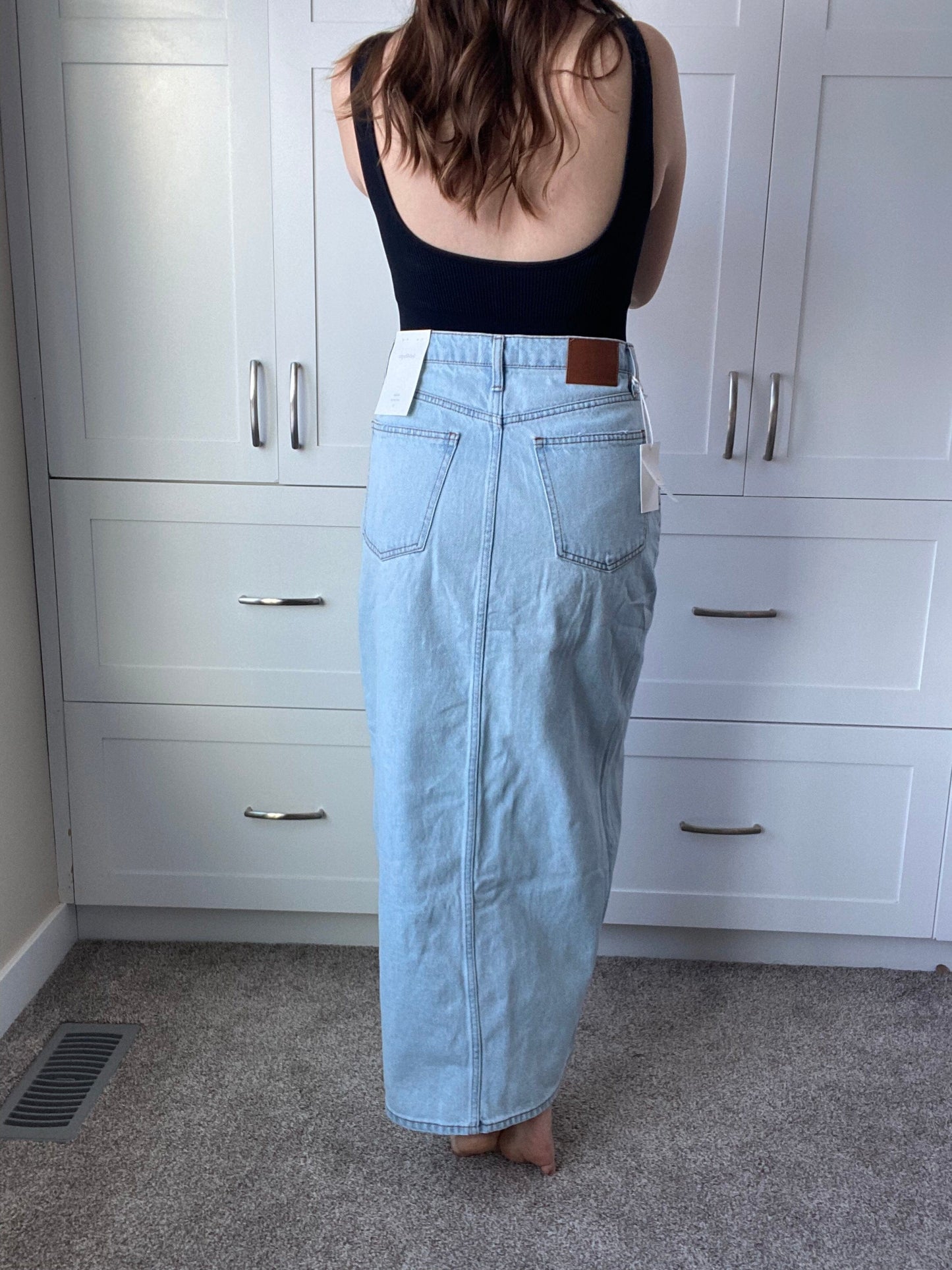 Mateo Denim Maxi Skirt by Unpublished Unapologetic Boutique 