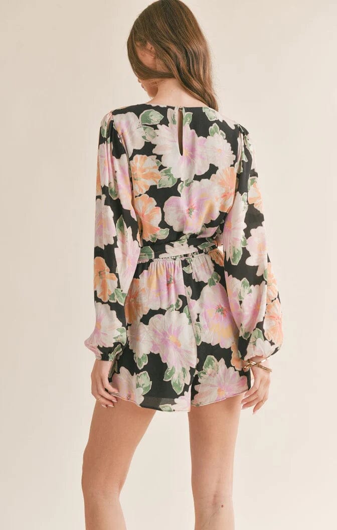 Meadow Floral Romper Romper Sage the Label 