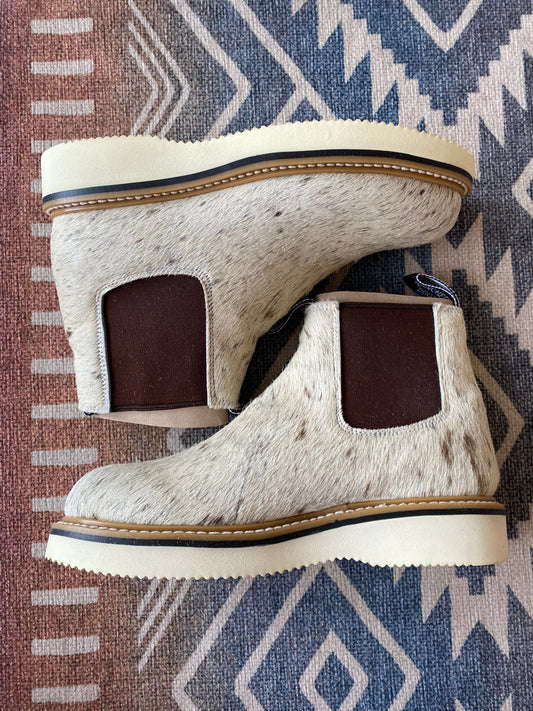 Rancherr Cowhide Lechera Boots - Size 8.5 shoes Rancherr Boots 