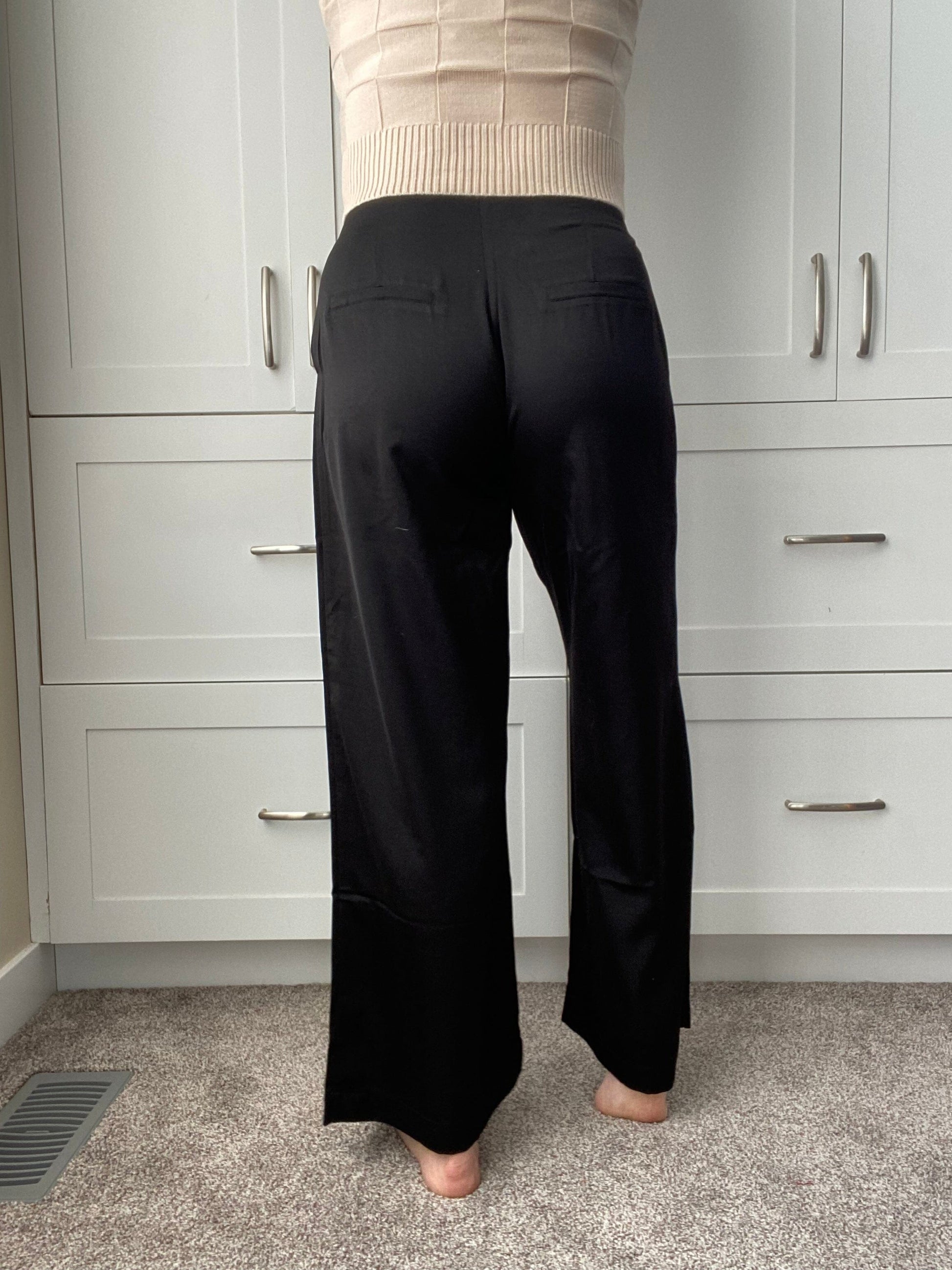 Roxbury Wide Leg Pants - Black Pants Sage the Label 