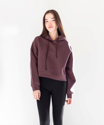 Sia Relaxed Pullover Hoodie in Espresso Unapologetic Boutique 