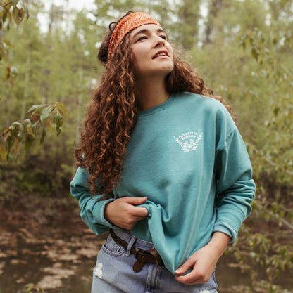 Take me to the Wildflowers Pullover Montana Scene 