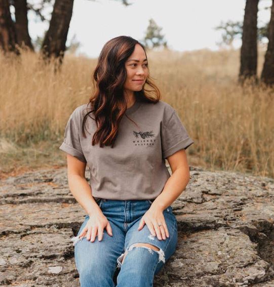 Whiskey Weather Tee Montana Scene 