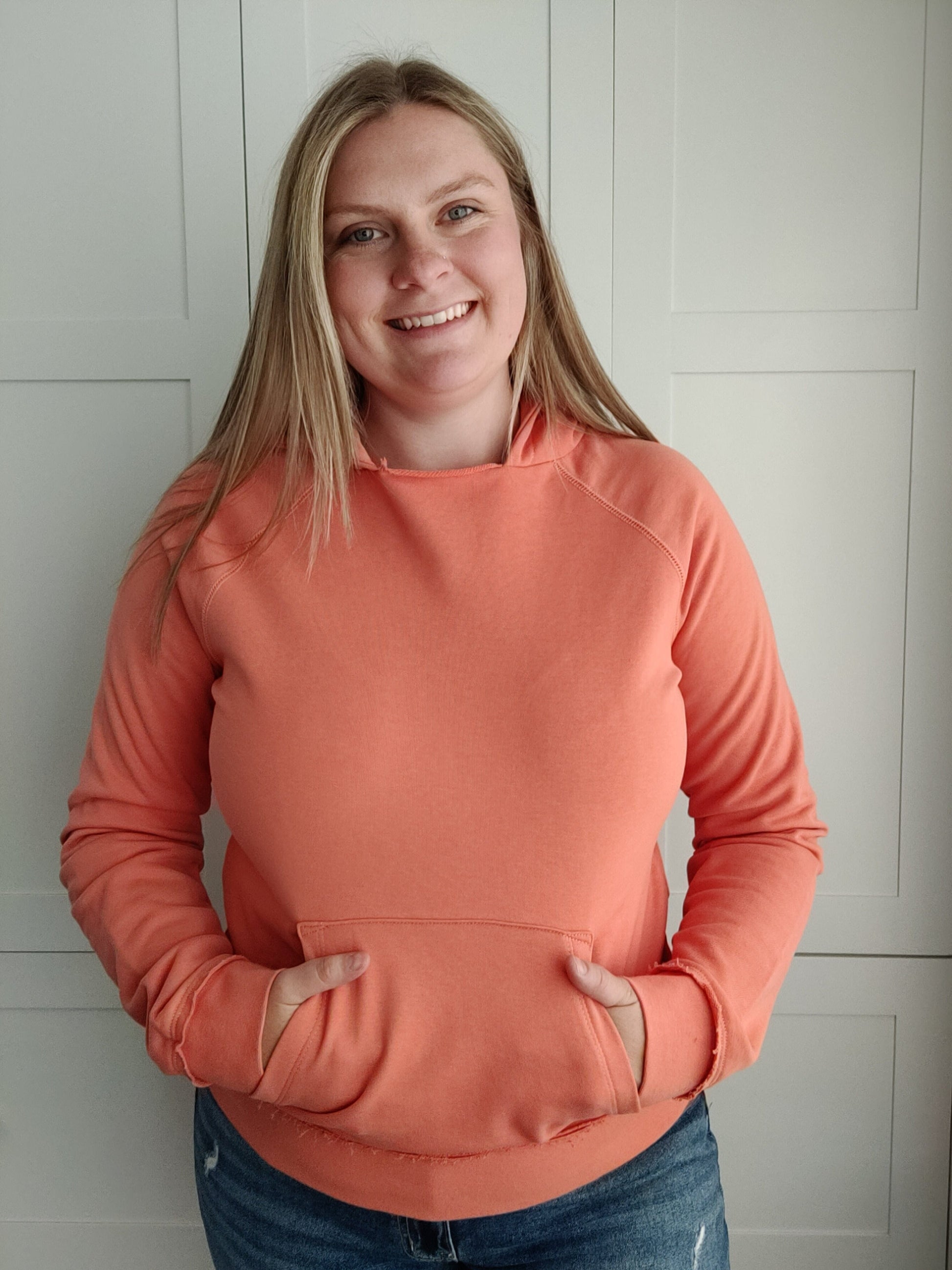 Elevated Edge Sweatshirt - Peach Sweatshirt Ampersand Avenue 