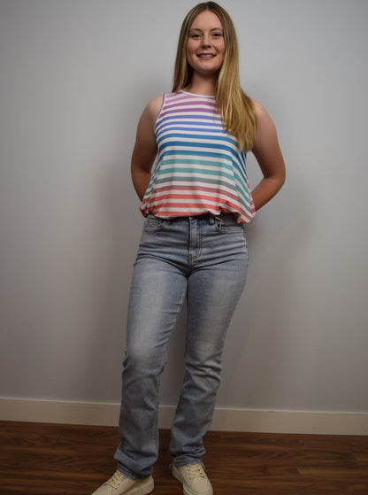 Lacey 90's Vintage Stretch Straight Leg Jeans by Vervet Vervet 