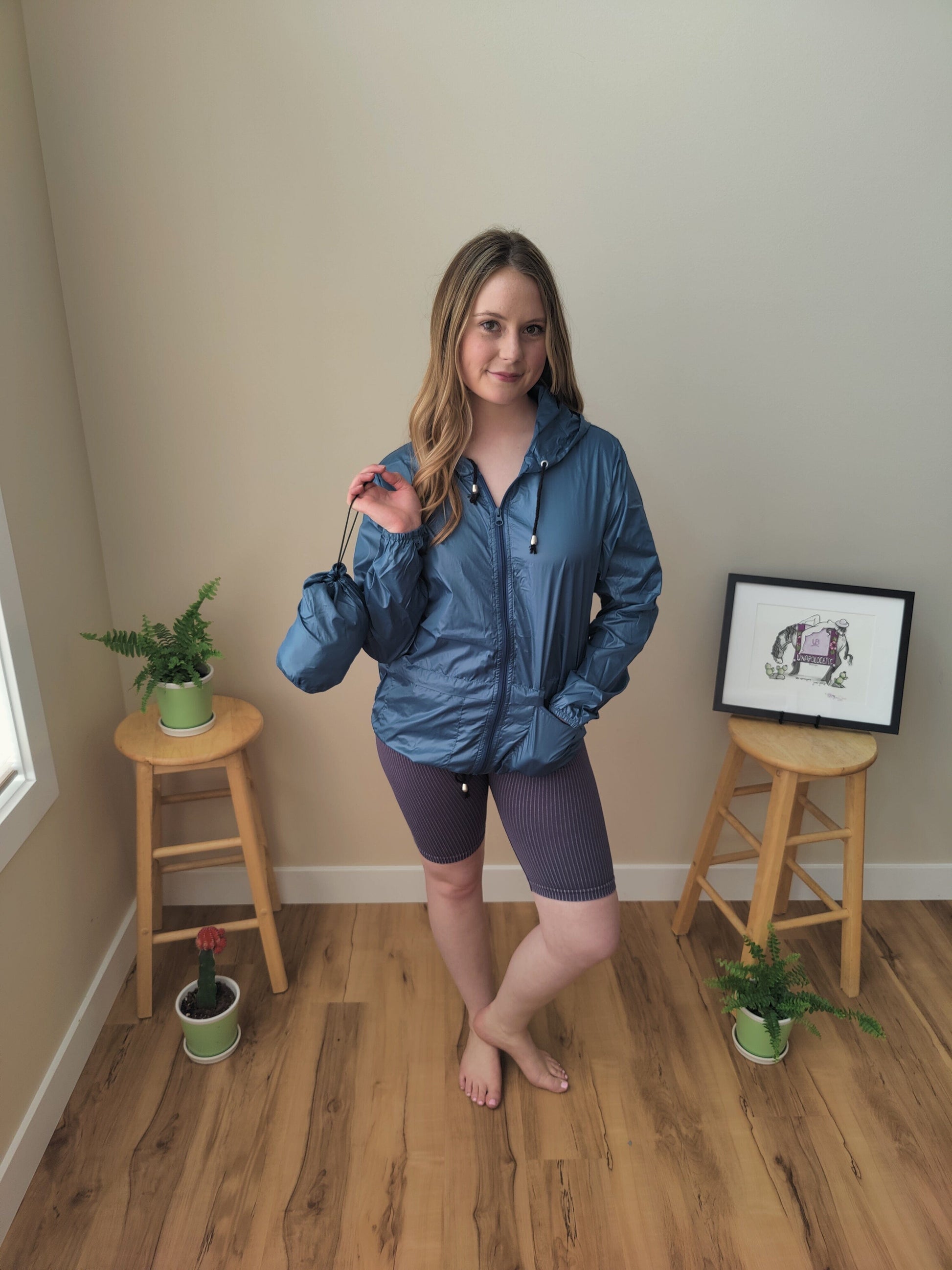 Packable Rain Jacket - Lagoon Jacket Grace & Lace 