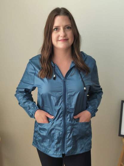 Packable Rain Jacket - Lagoon Jacket Grace & Lace 