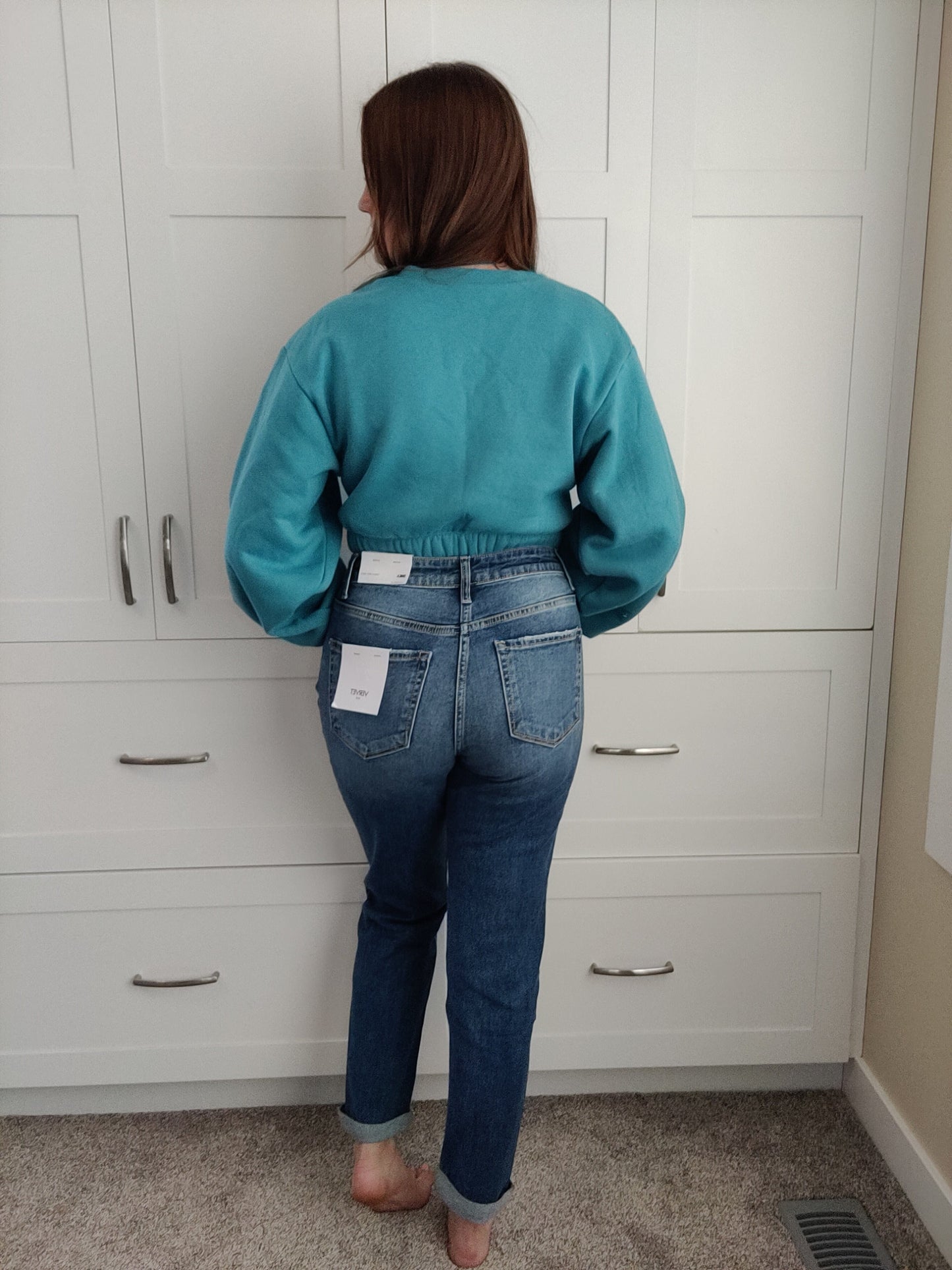 Talia Mom Jeans Jeans Vervet 