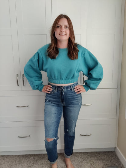 Talia Mom Jeans Jeans Vervet 