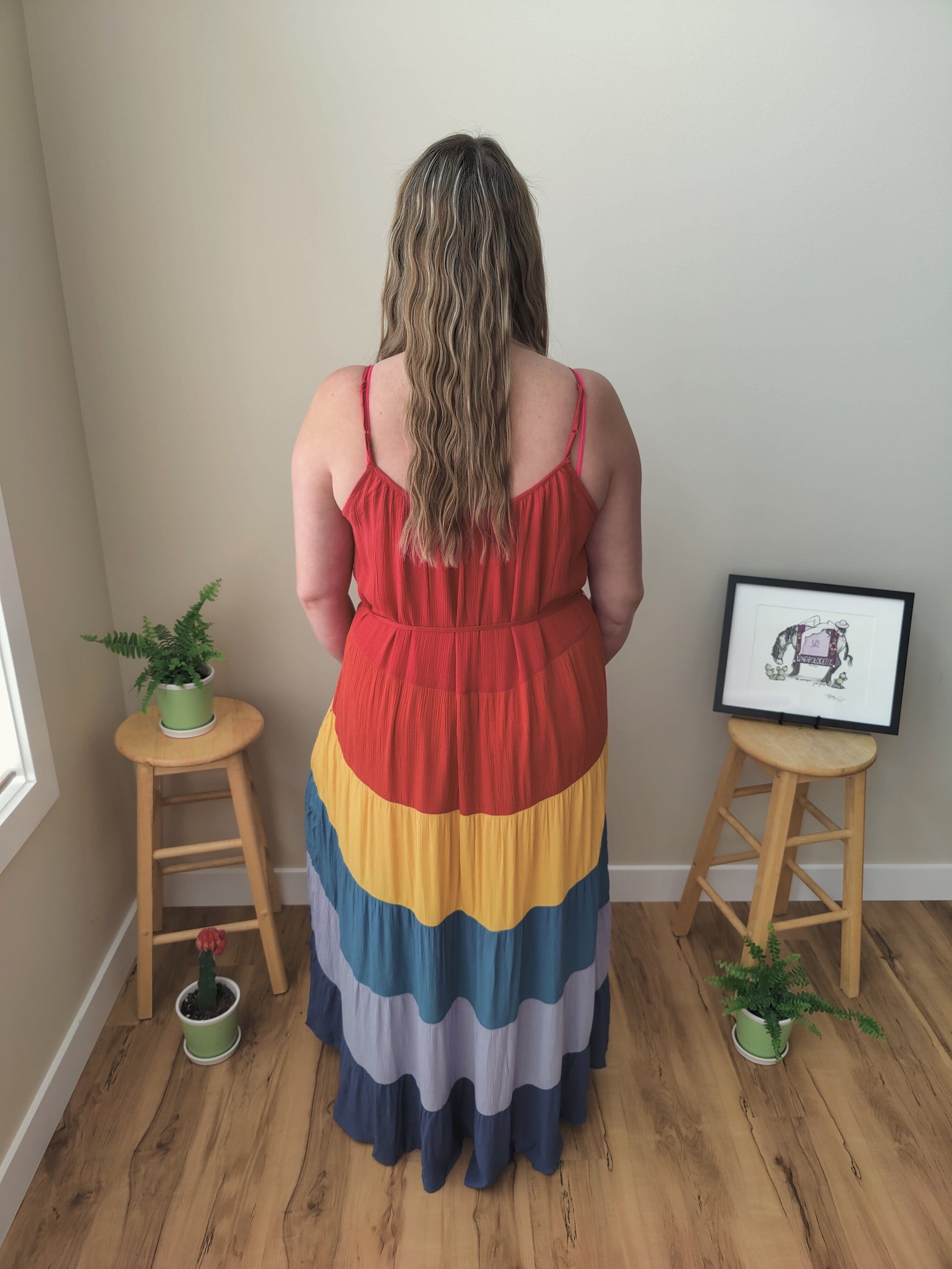 Vacation Maxi Dress - Rainbow Dress Grace & Lace 